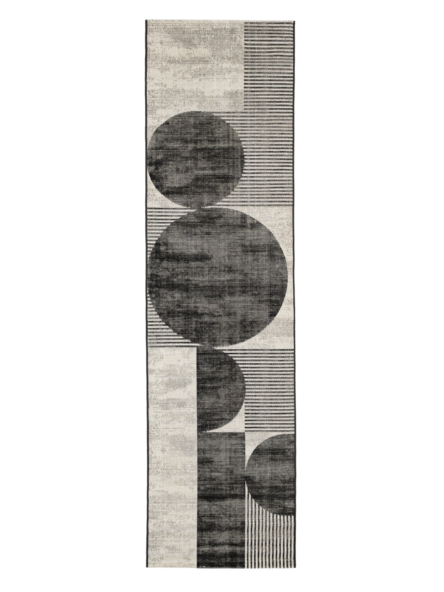 Deco Matta - Svart / Off white 100x400