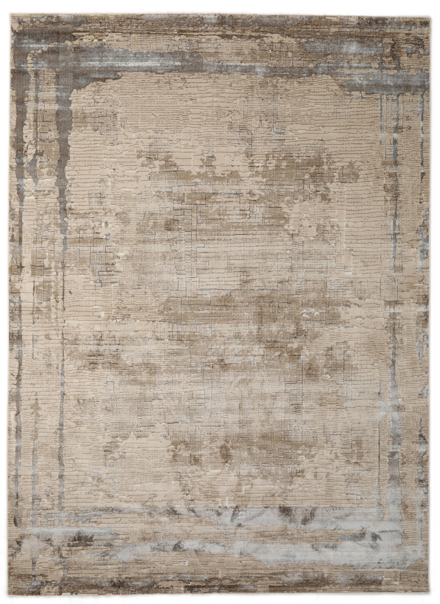 Farrow Jute - Beige / Noir 250 x 250 cm Tapis De Jute - Rugvista