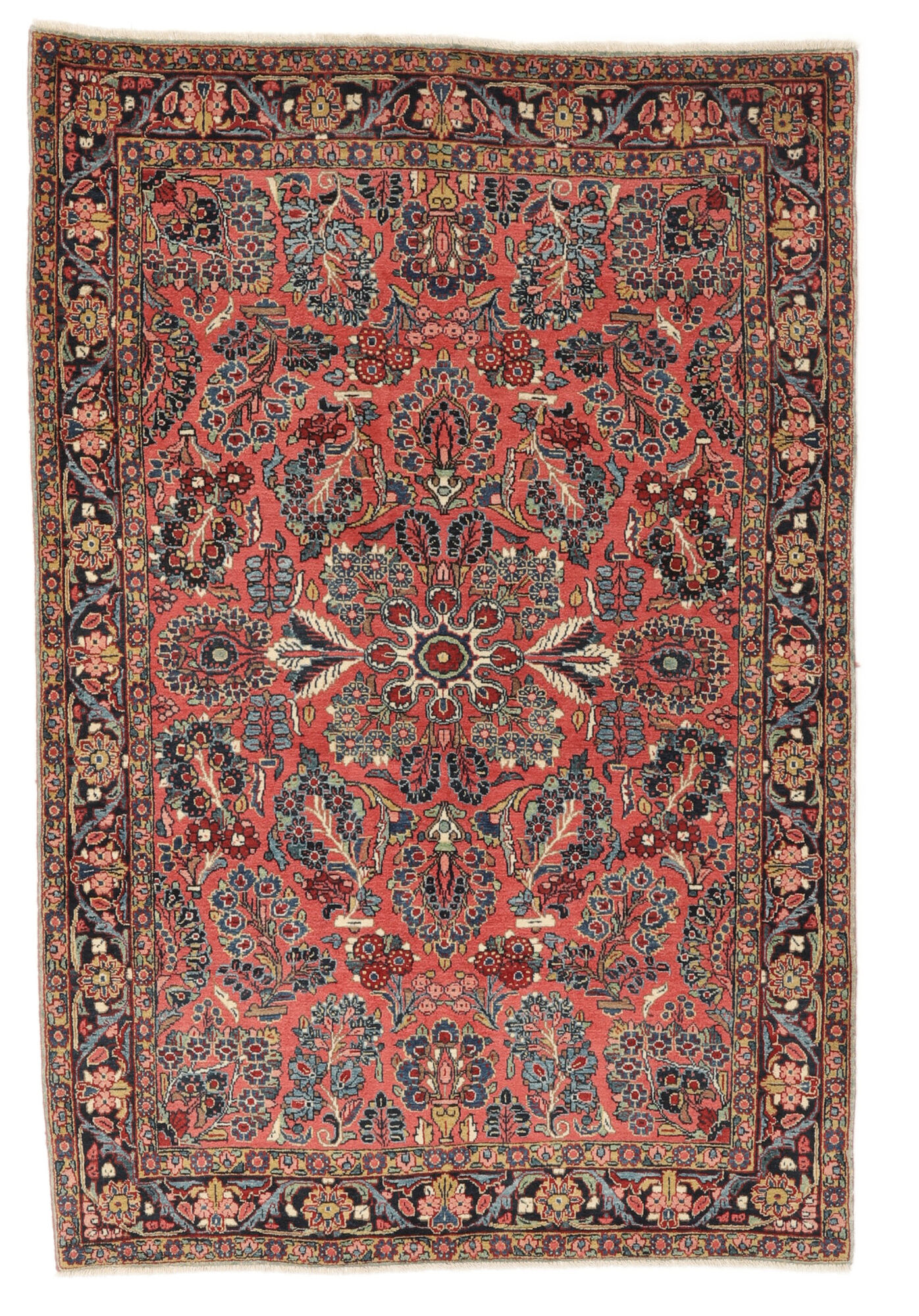 
    Sarouk ca.1920 - Dark red - 133 x 200 cm
  