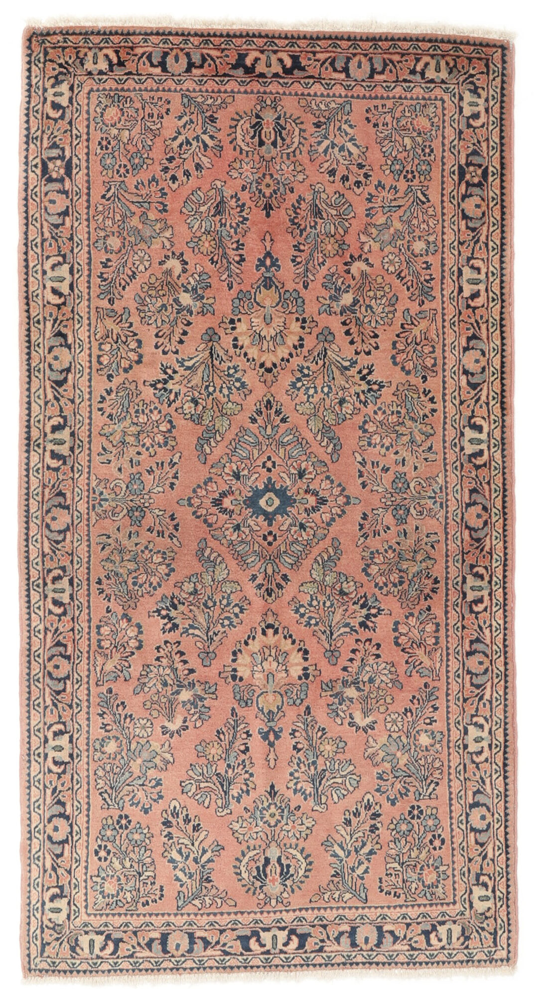 
    Antique Sarouk ca. 1900 - Brown - 101 x 184 cm
  