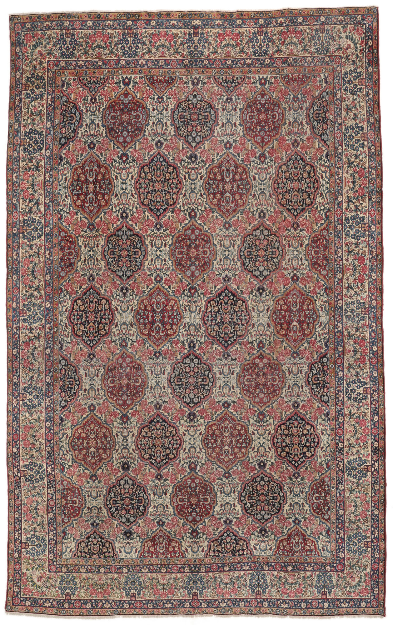 
    Antique Kerman ca. 1900 - Brown - 278 x 483 cm
  