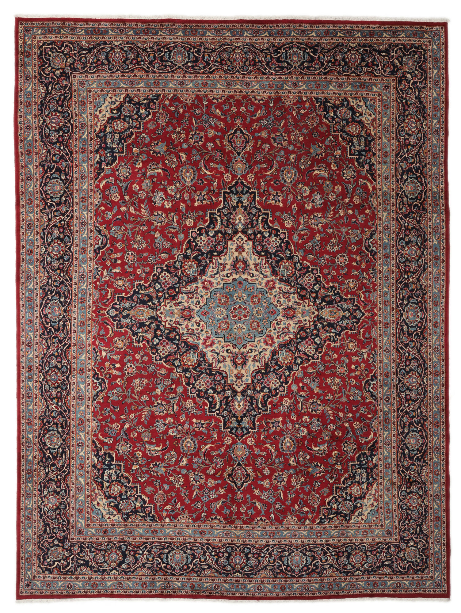 
    Keshan - Dark red - 294 x 392 cm
  