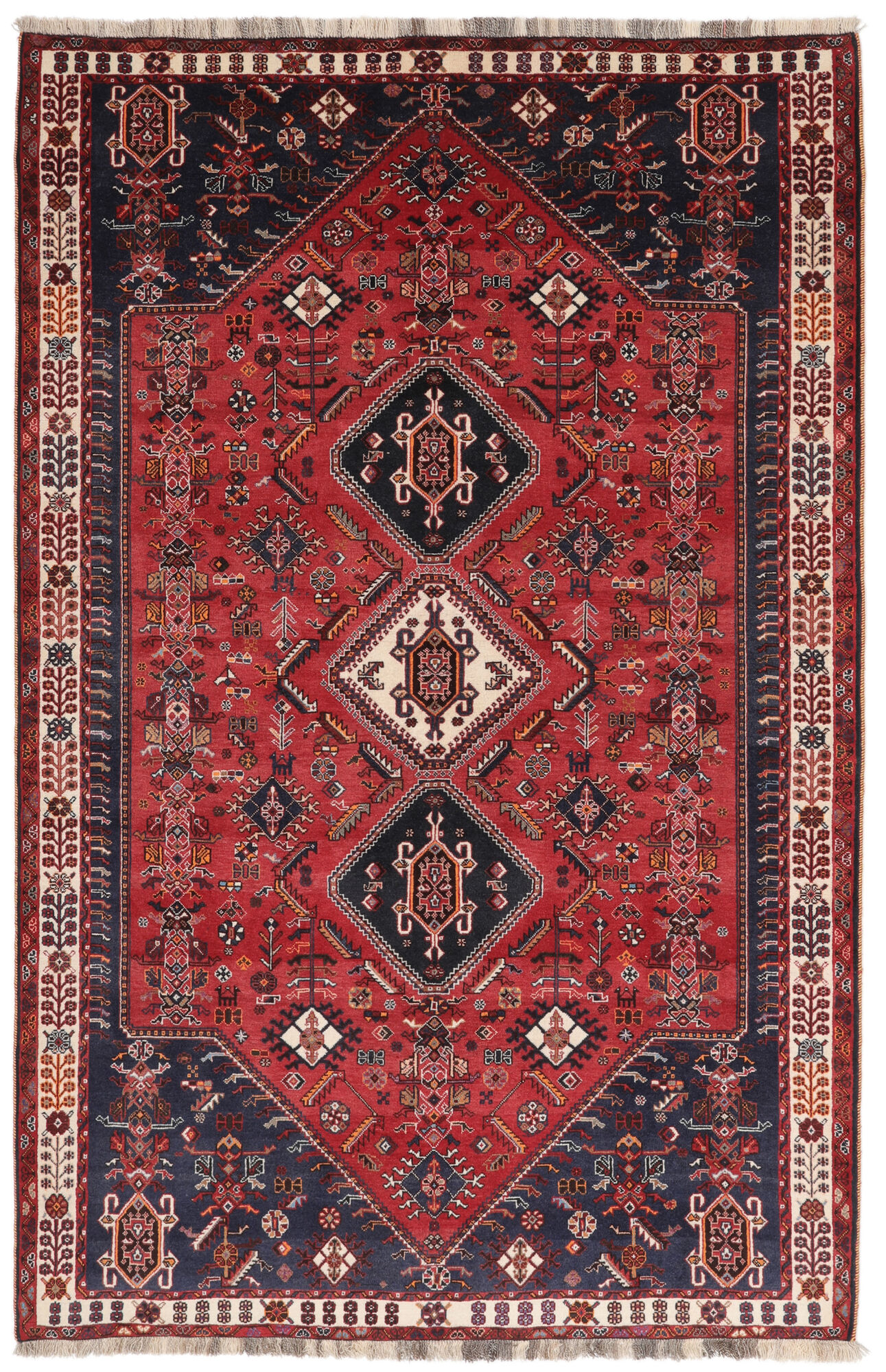 
    Qashqai - Dark red - 177 x 273 cm
  