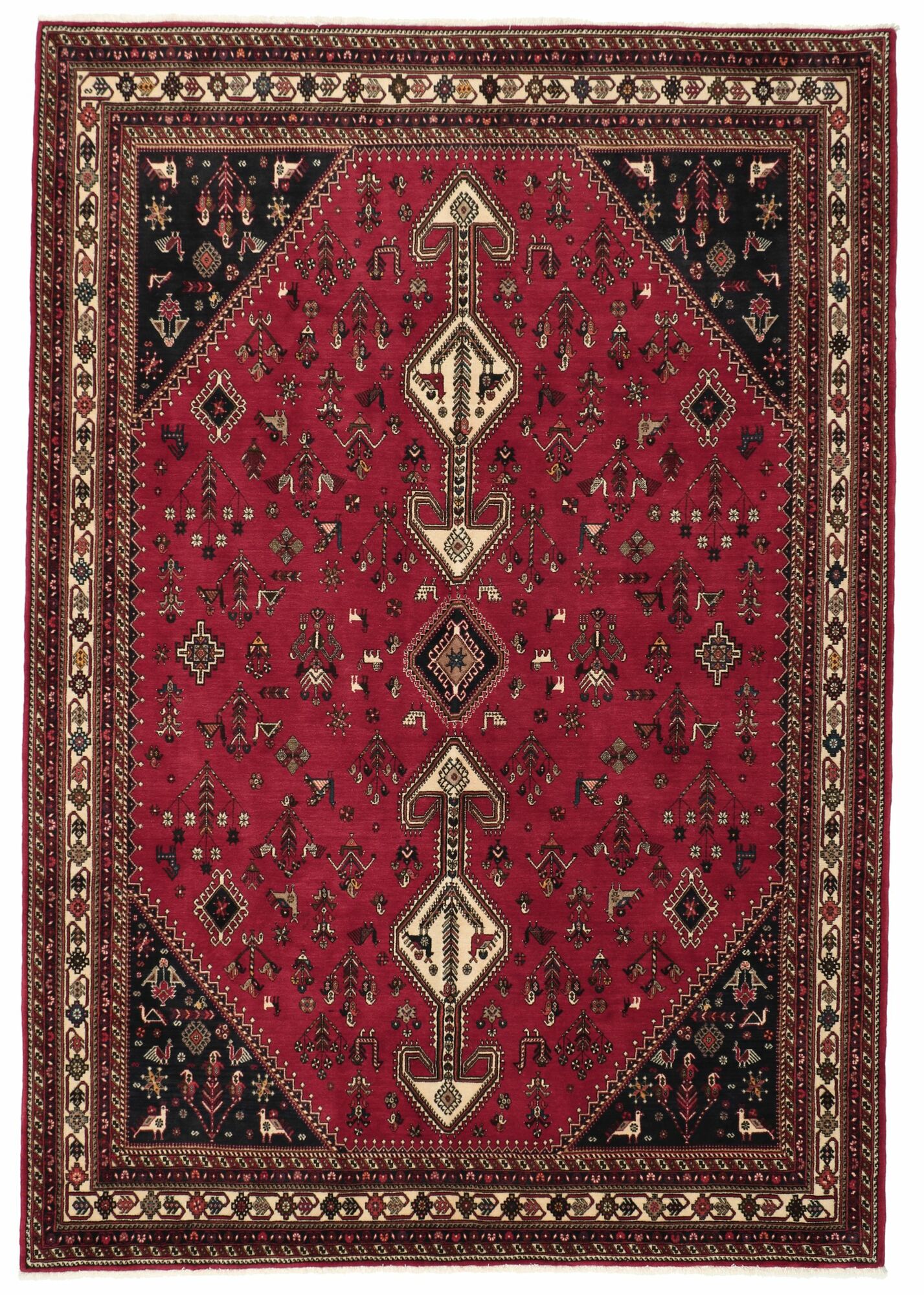 
    Qashqai - Dark red - 205 x 295 cm
  