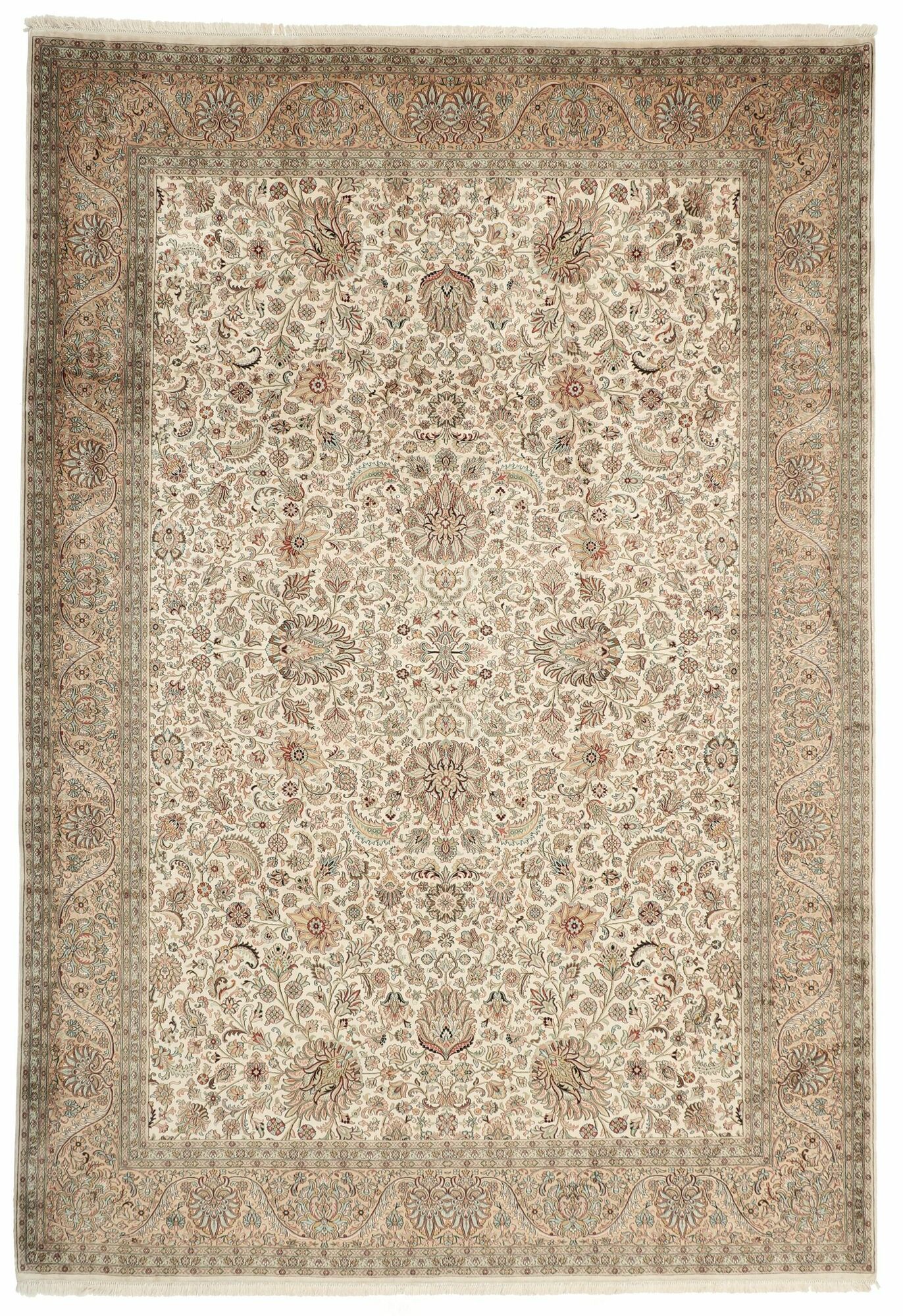 
    Kashmir pure silk - Brown - 216 x 315 cm
  