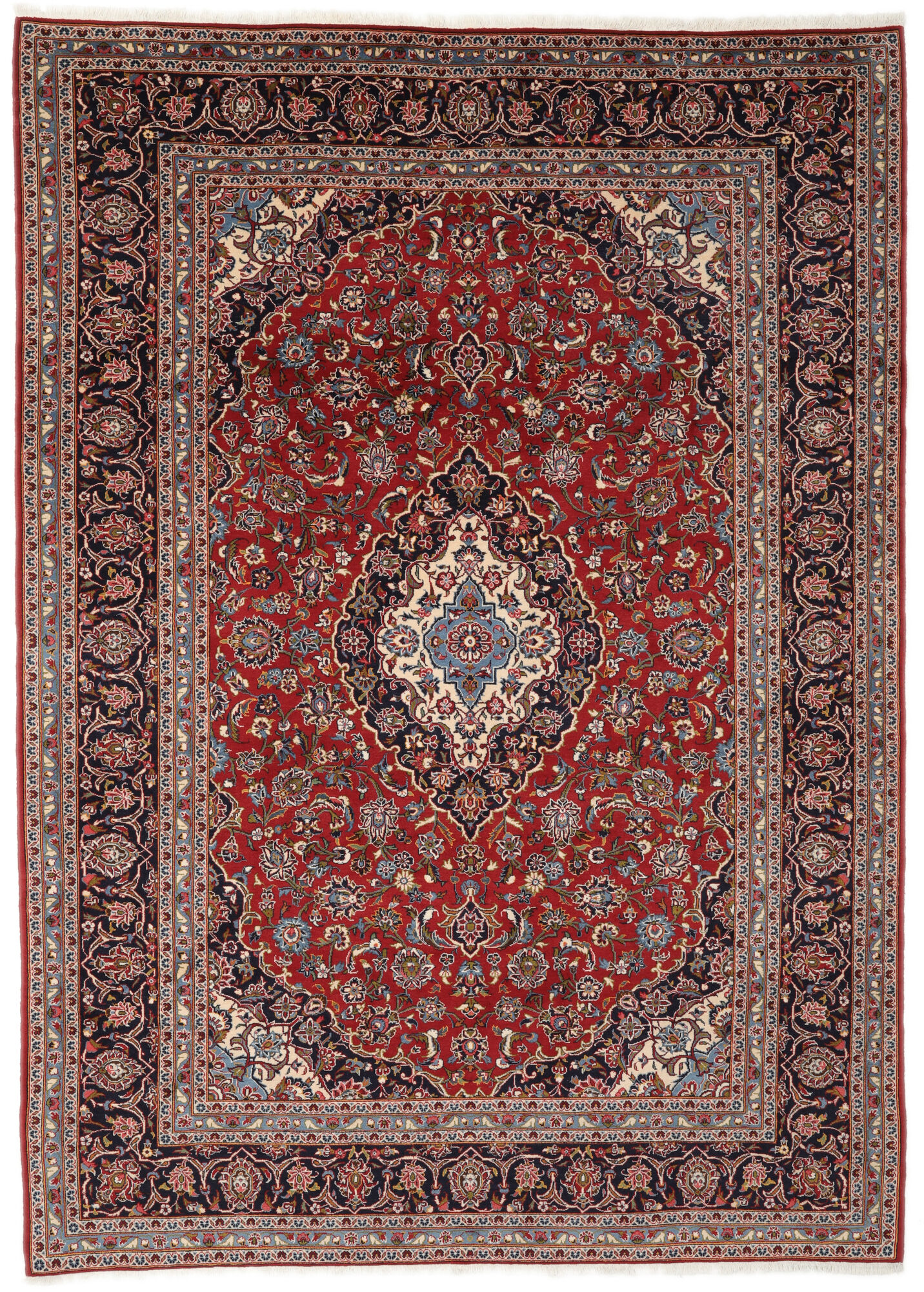 
    Keshan - Dark red - 247 x 343 cm
  