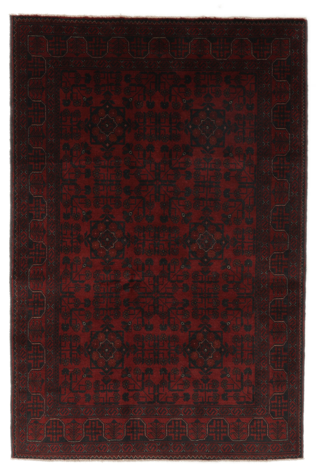 
    Afghan Khal Mohammadi - Black - 129 x 198 cm
  