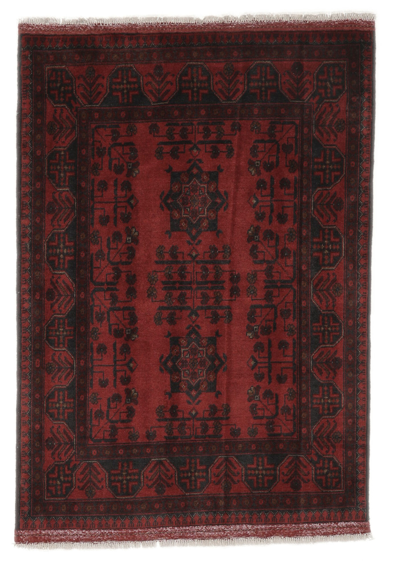 
    Afghan Khal Mohammadi - Black - 106 x 148 cm
  