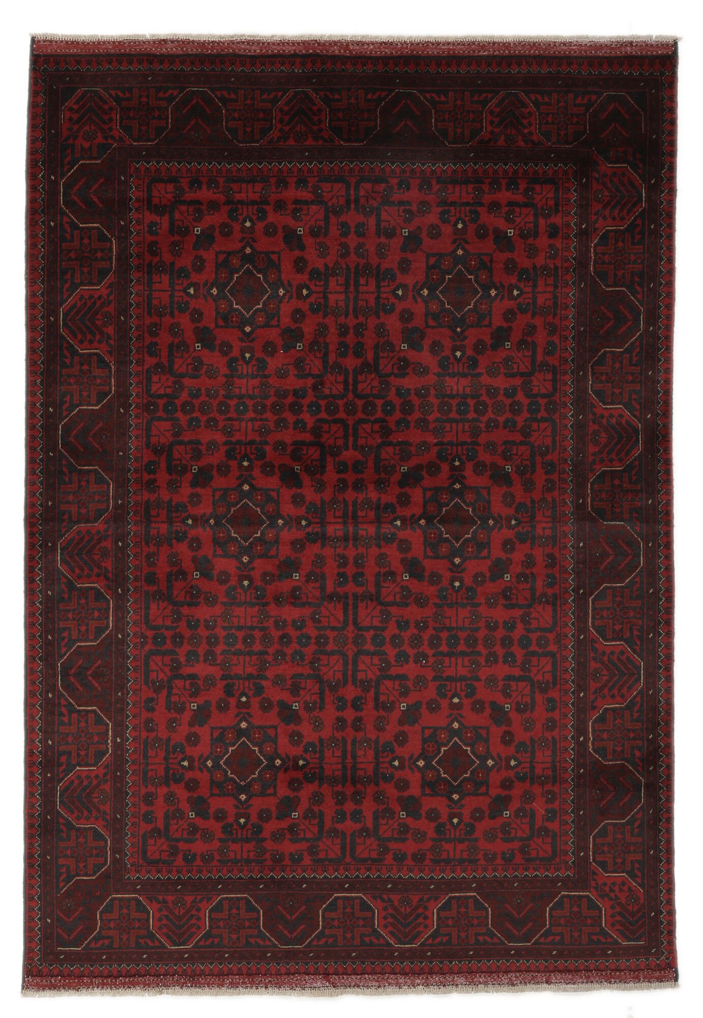 
    Afghan Khal Mohammadi - Black - 143 x 208 cm
  