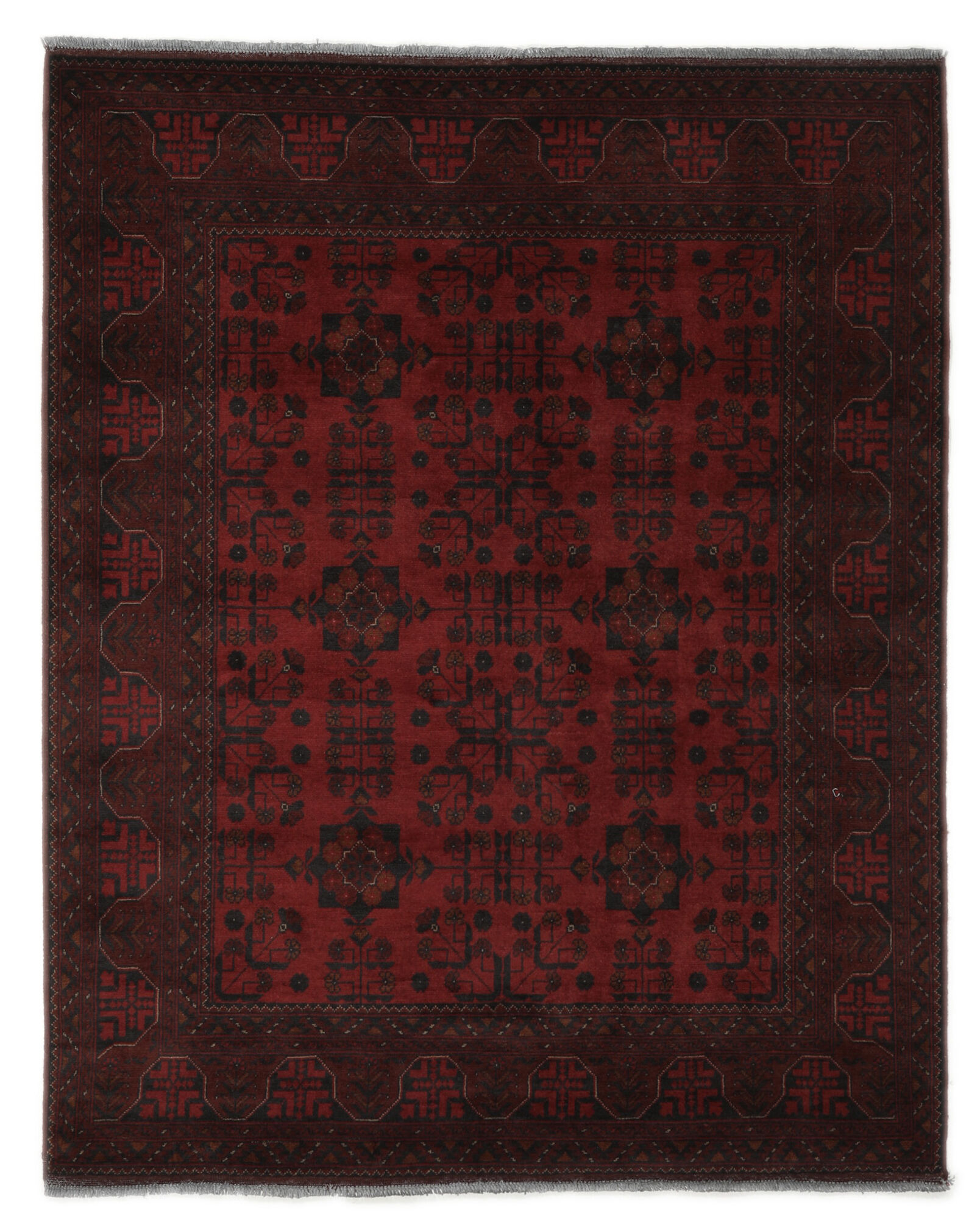 
    Afghan Khal Mohammadi - Black - 155 x 194 cm
  