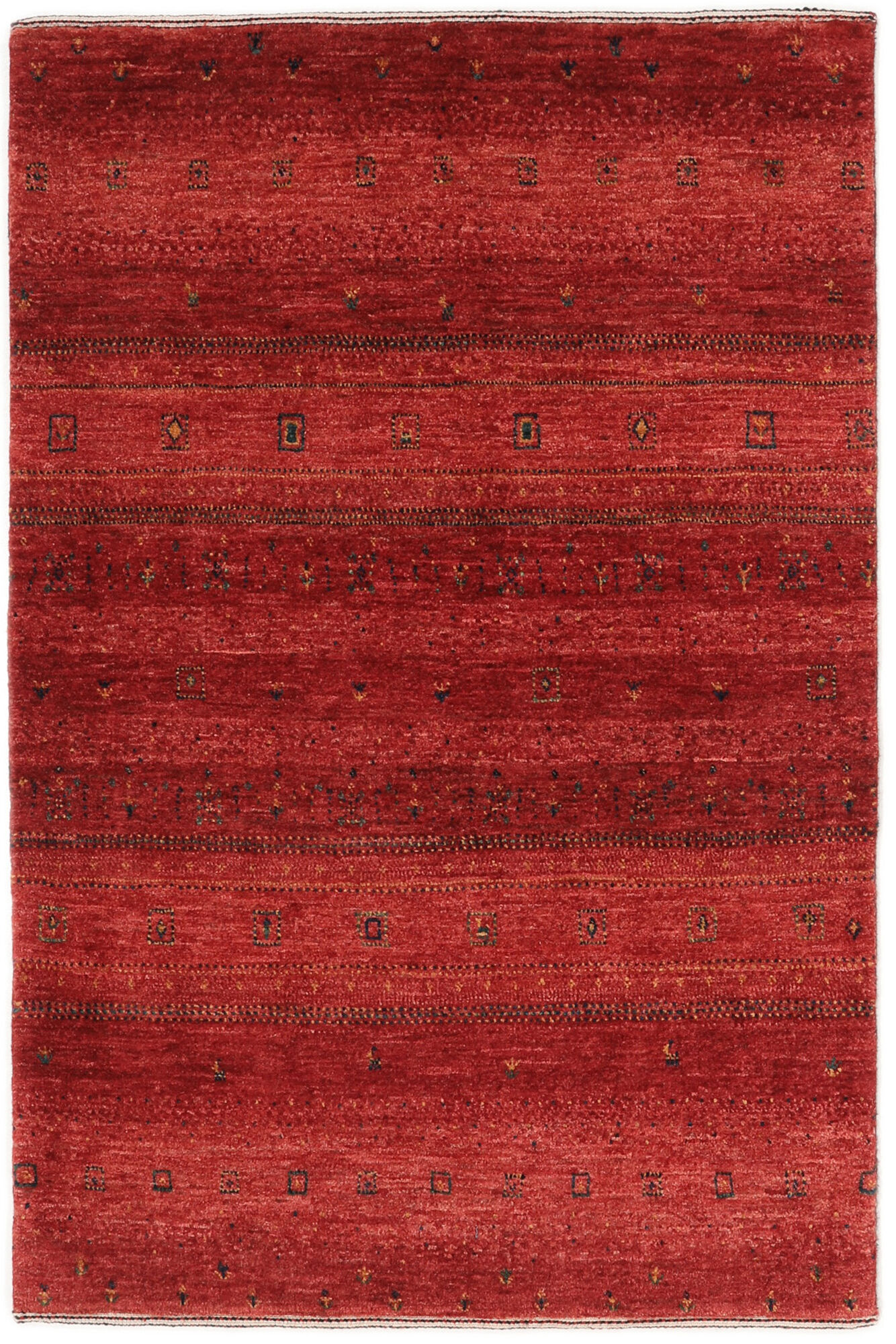 
    Loribaft Fine Persia - Dark red - 85 x 128 cm
  