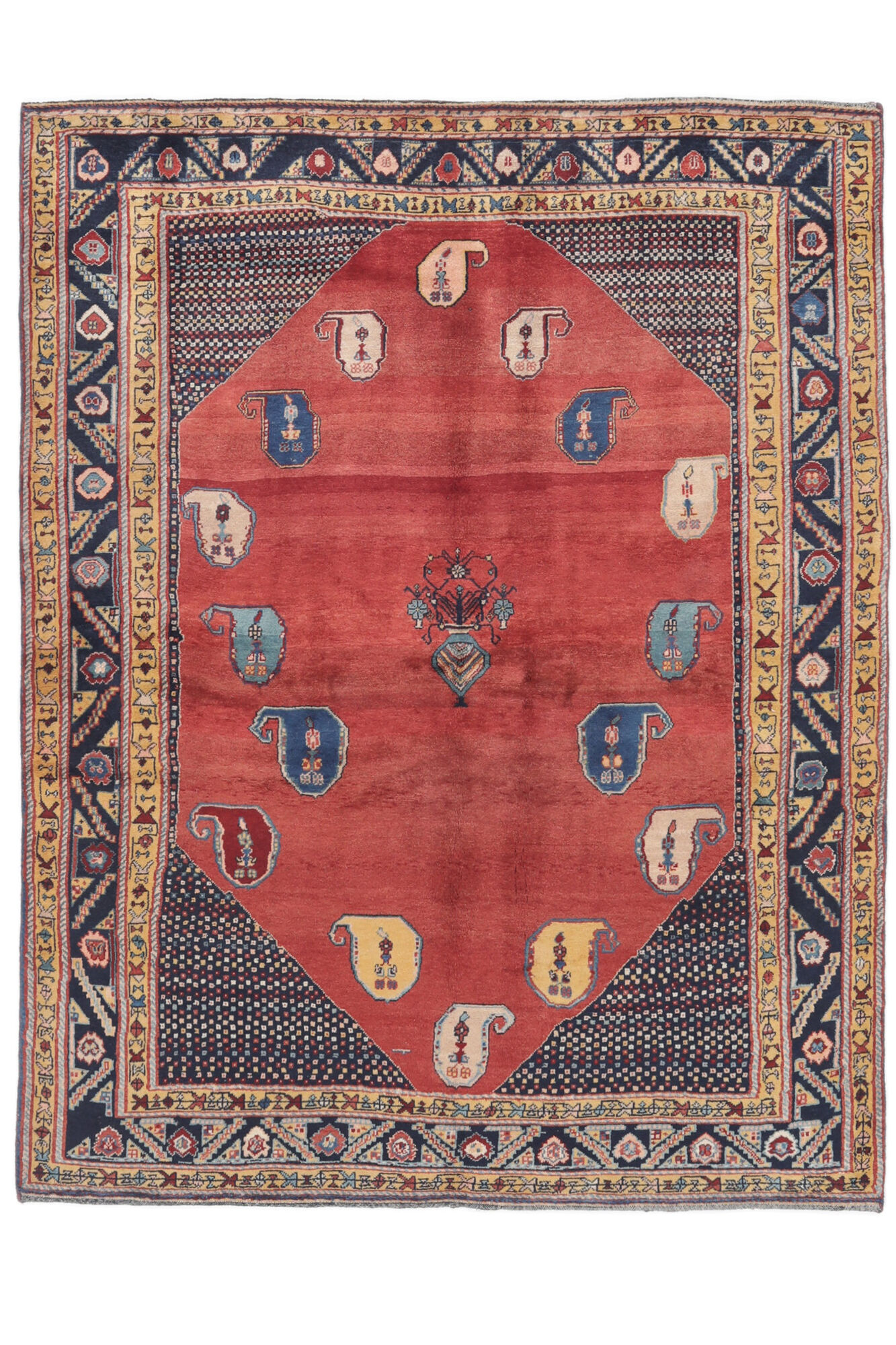 Gabbeh Kashkooli Matta 168x220