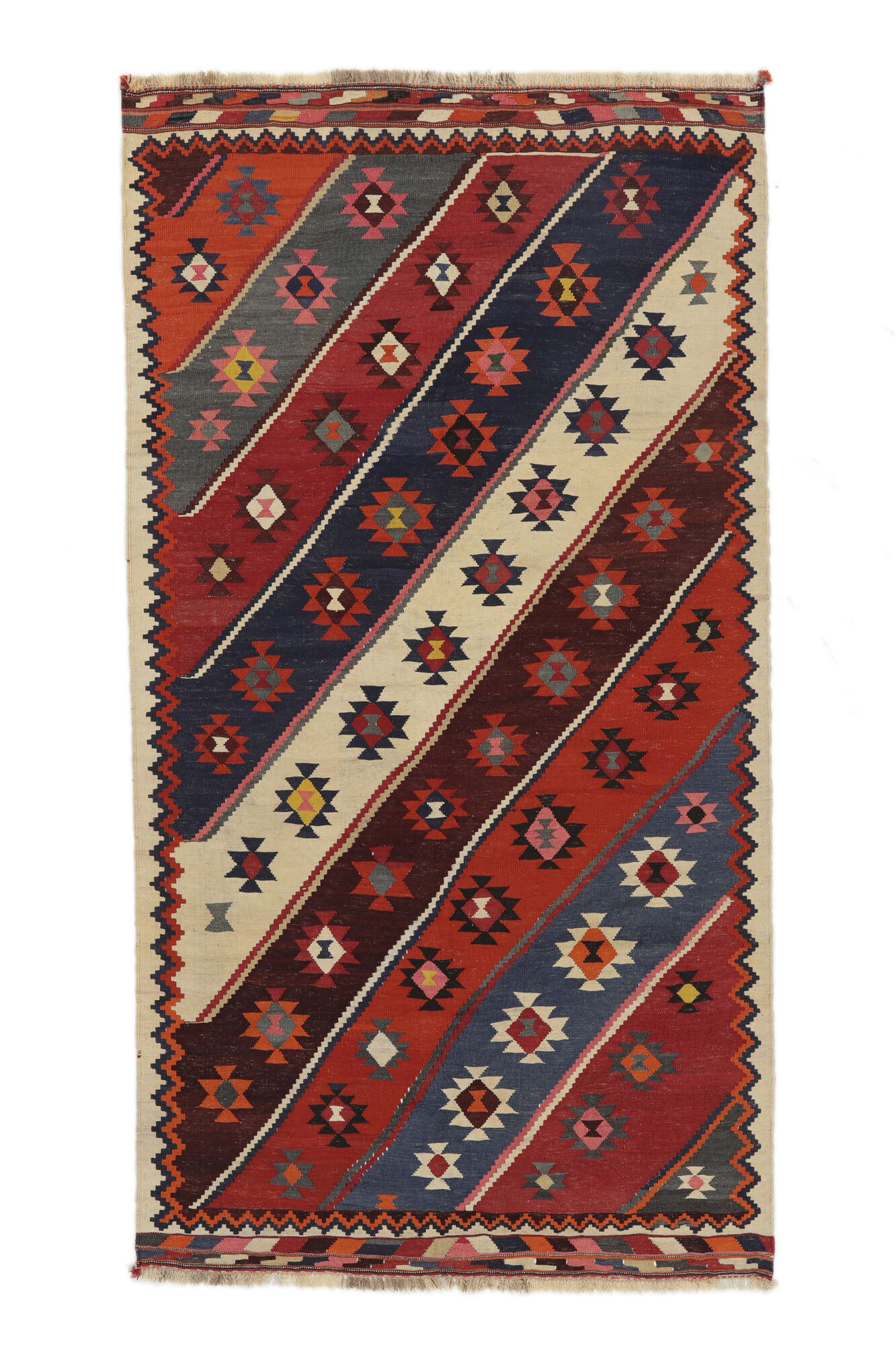 Kelim Vintage Teppich 143×267