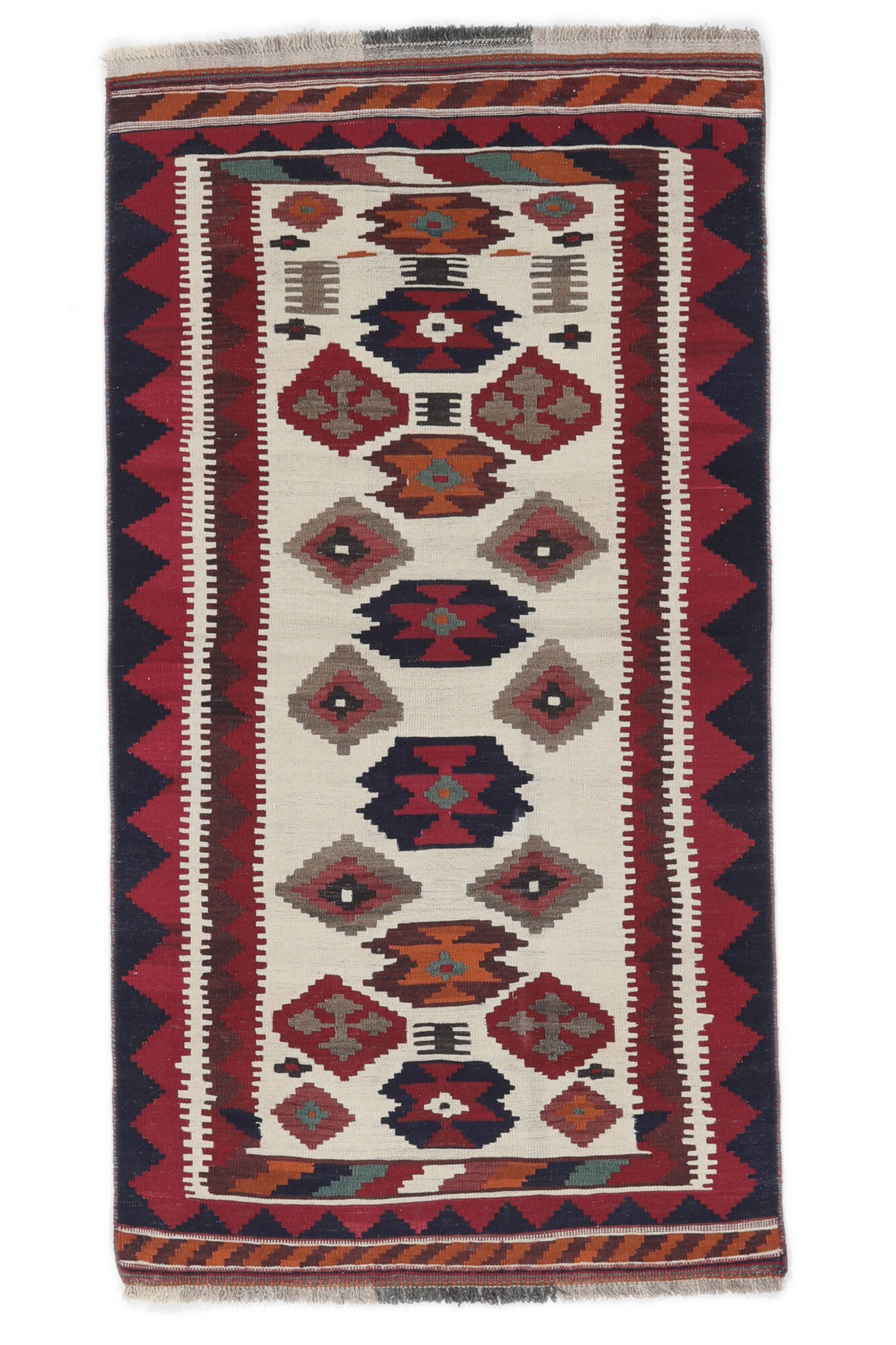 Kelim Vintage Teppich 107×204