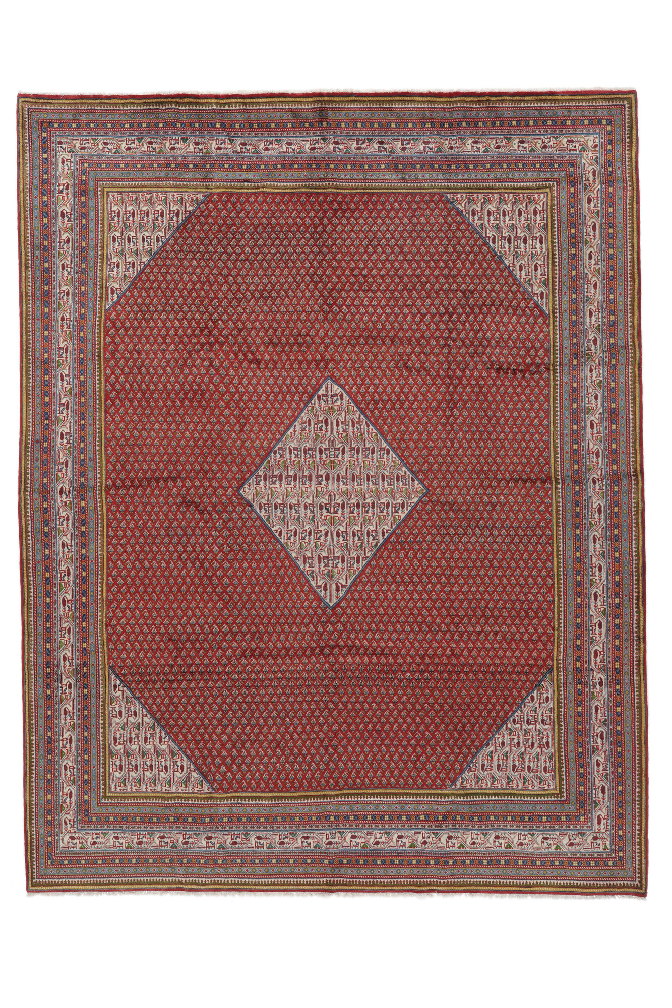 
    Sarouk Mir - Dark red - 303 x 388 cm
  