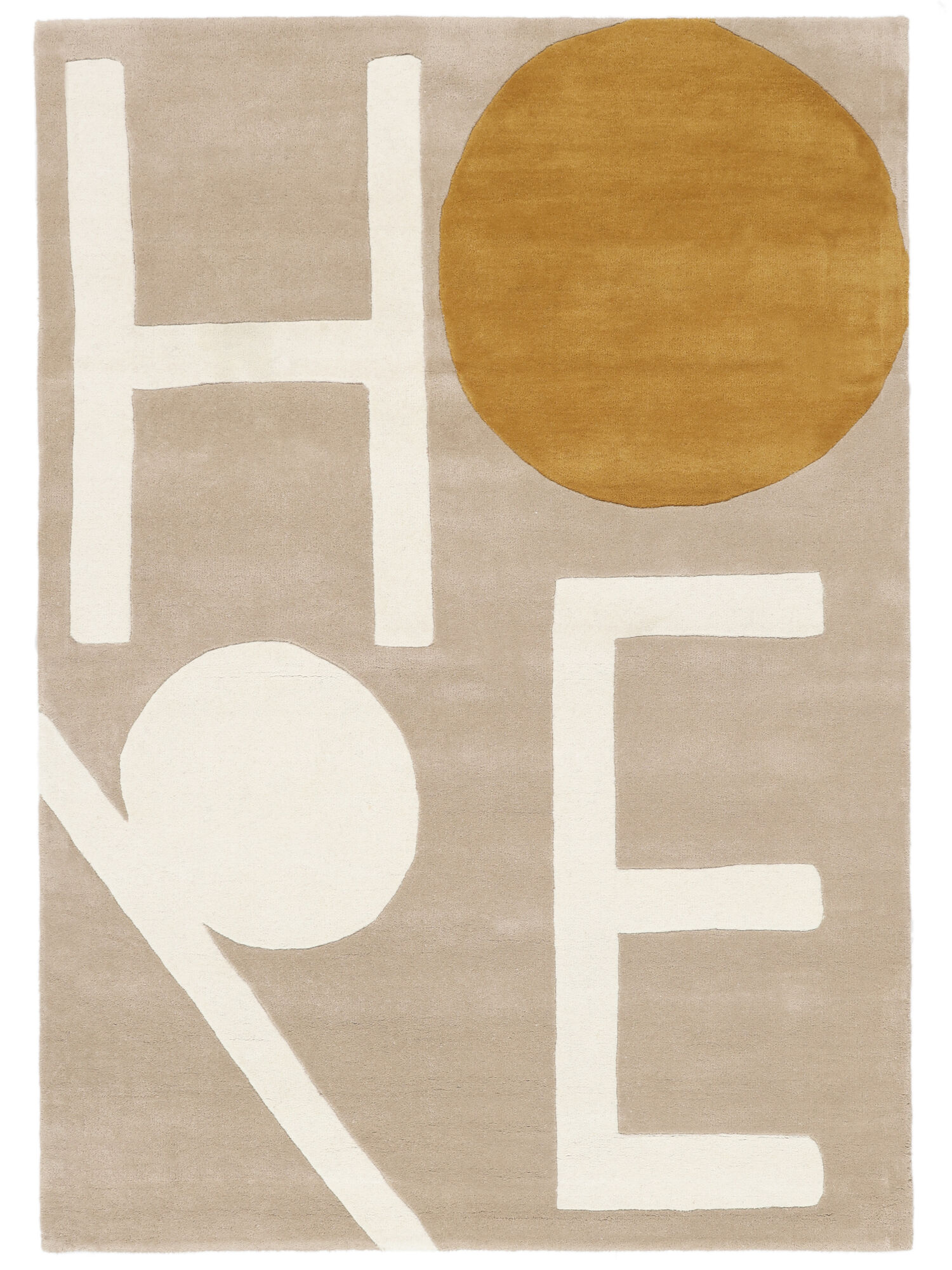 Future Matta - Beige / Gul 140x200