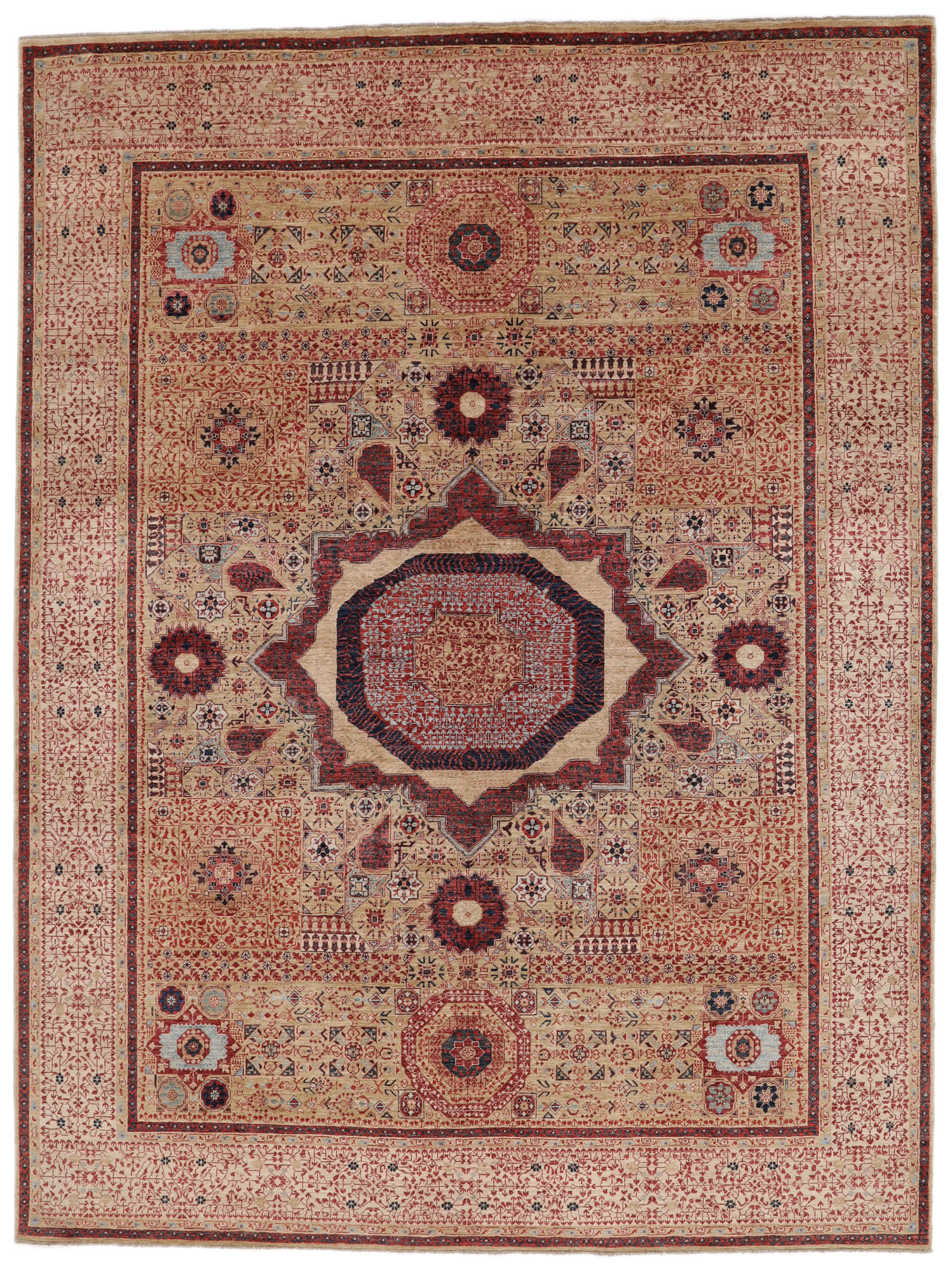 
    Mamluk - Brown - 271 x 354 cm
  
