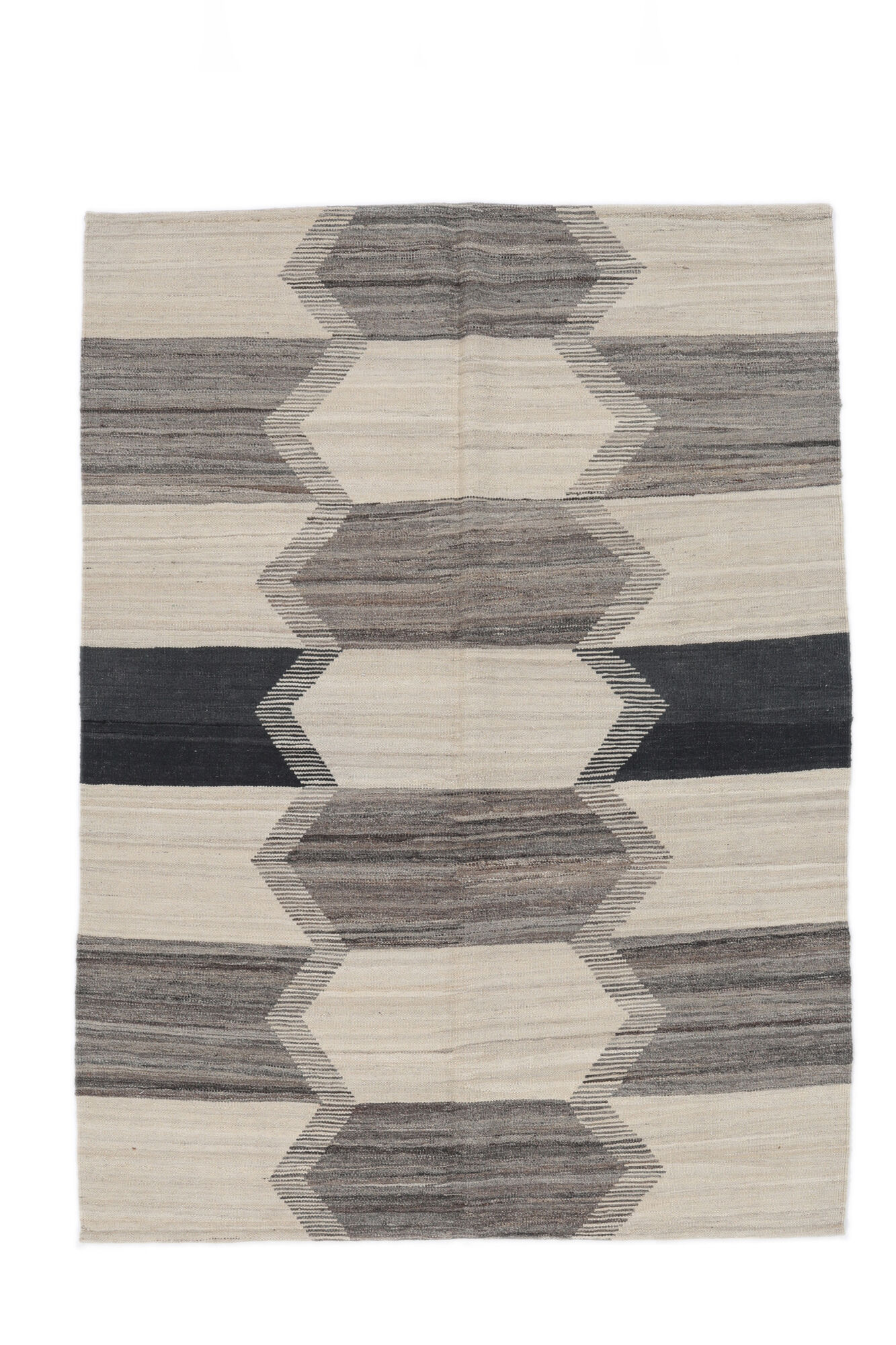 Kelim Modern Teppich 148×194