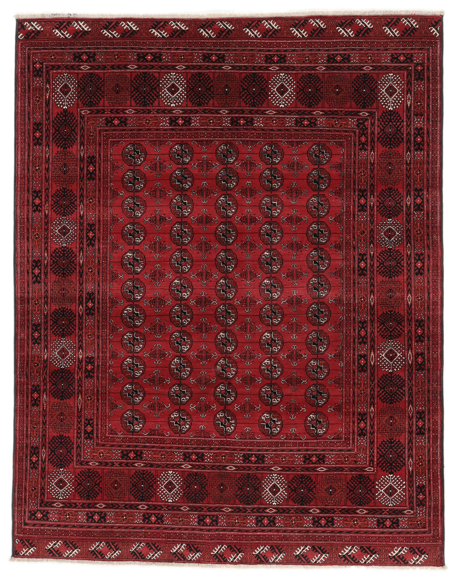 
    Kunduz - Dark red - 149 x 190 cm
  