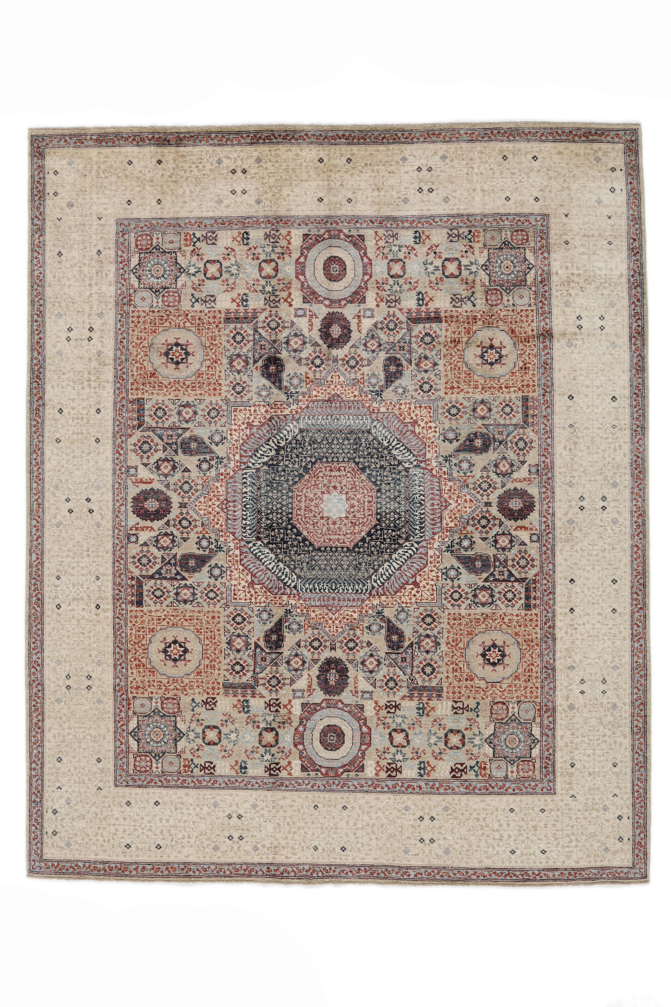 
    Mamluk - Brown - 246 x 299 cm
  