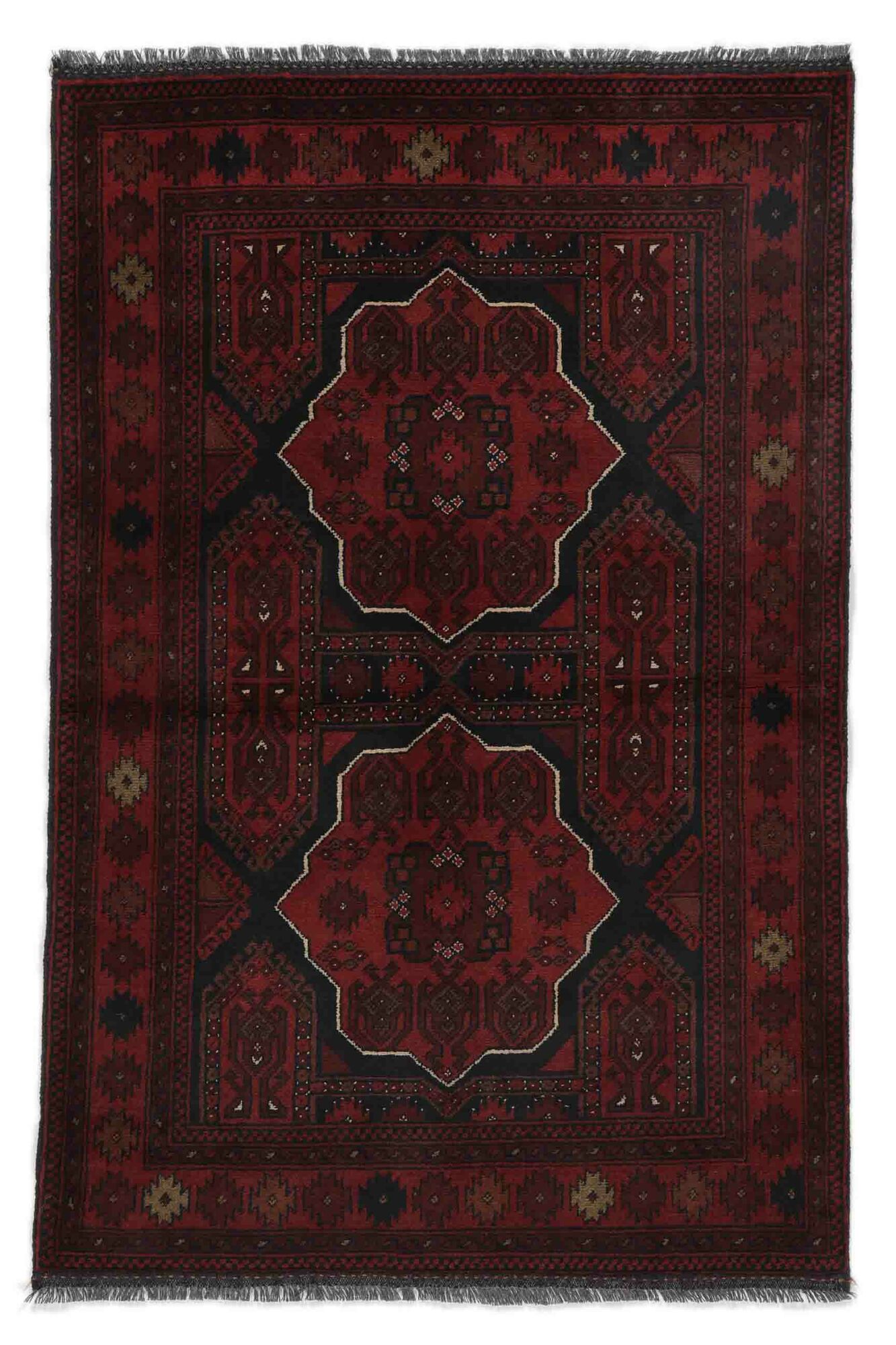 
    Afghan Khal Mohammadi - Black - 102 x 153 cm
  