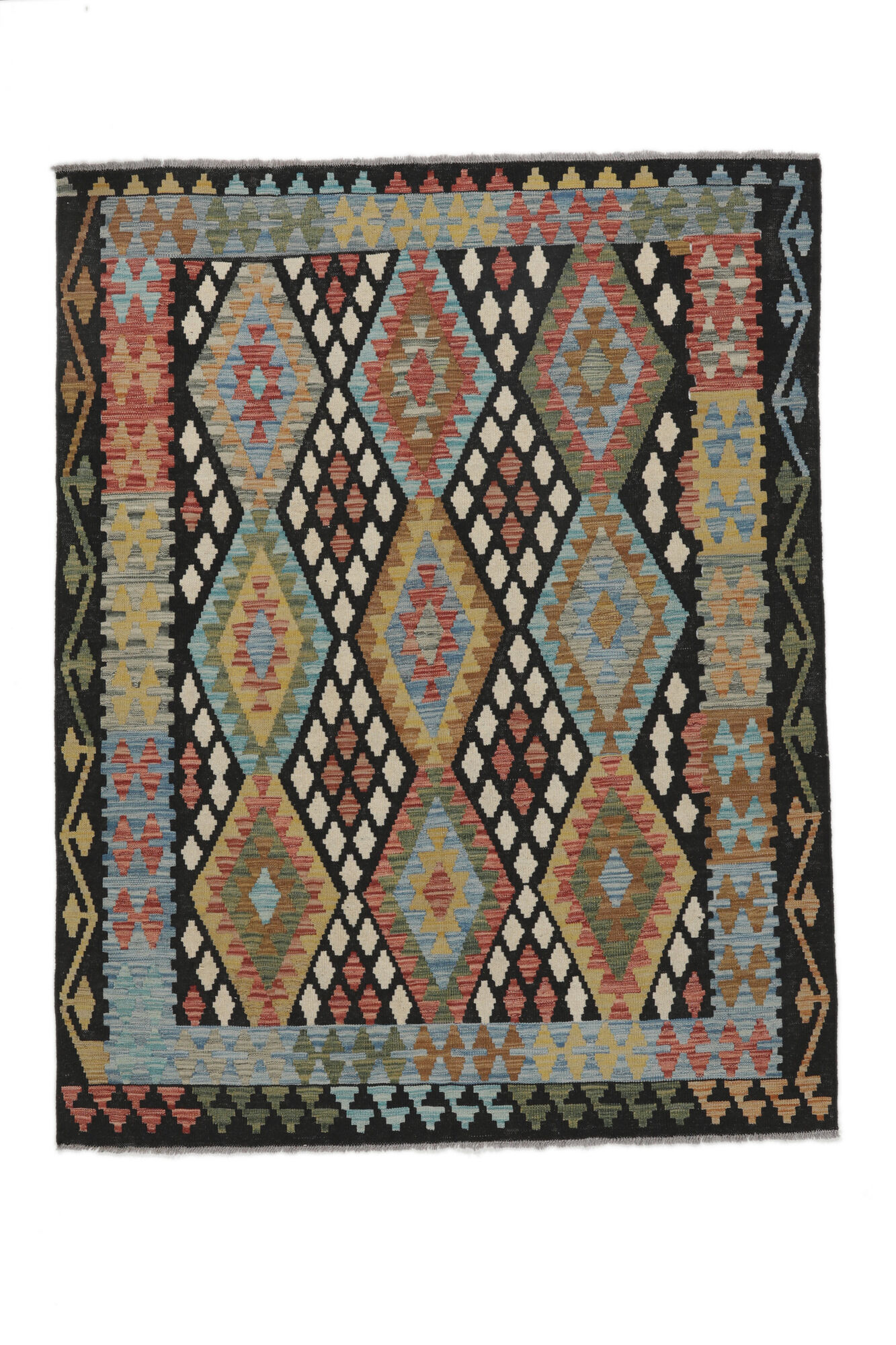 
    Kilim Afghan Old style - Brown - 152 x 196 cm
  