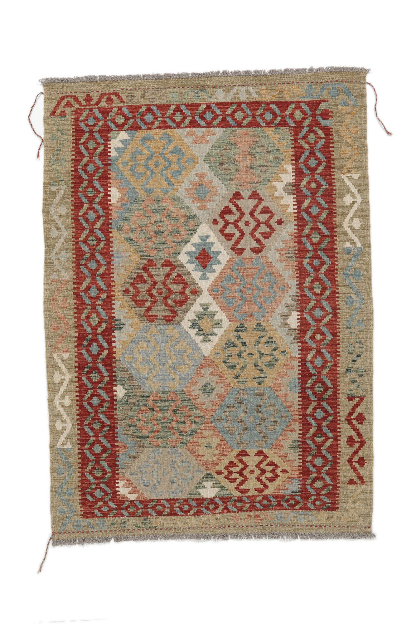 
    Kilim Afghan Old style - Brown - 123 x 173 cm
  