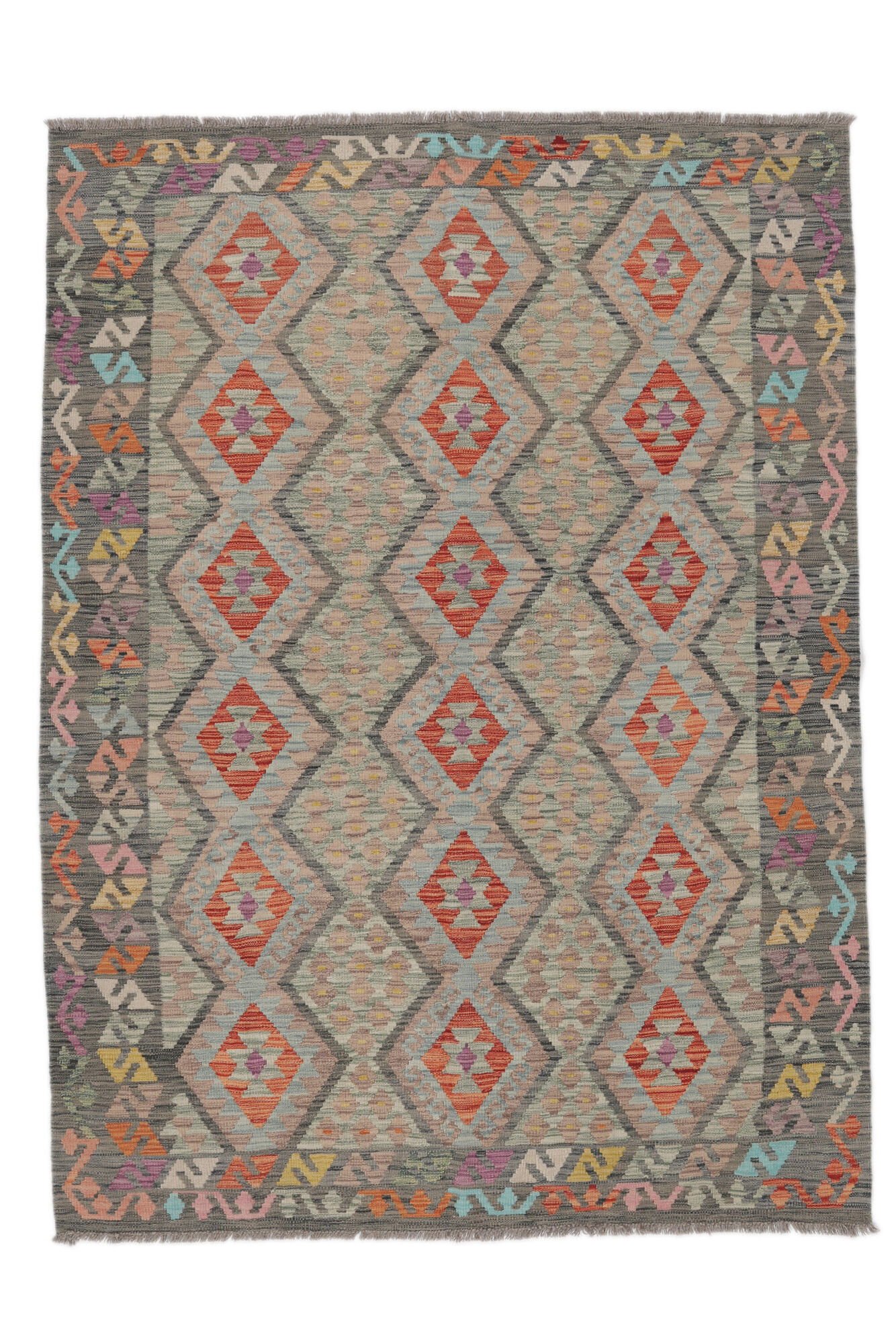 Kelim Afghan Old Stil Teppich 178×239
