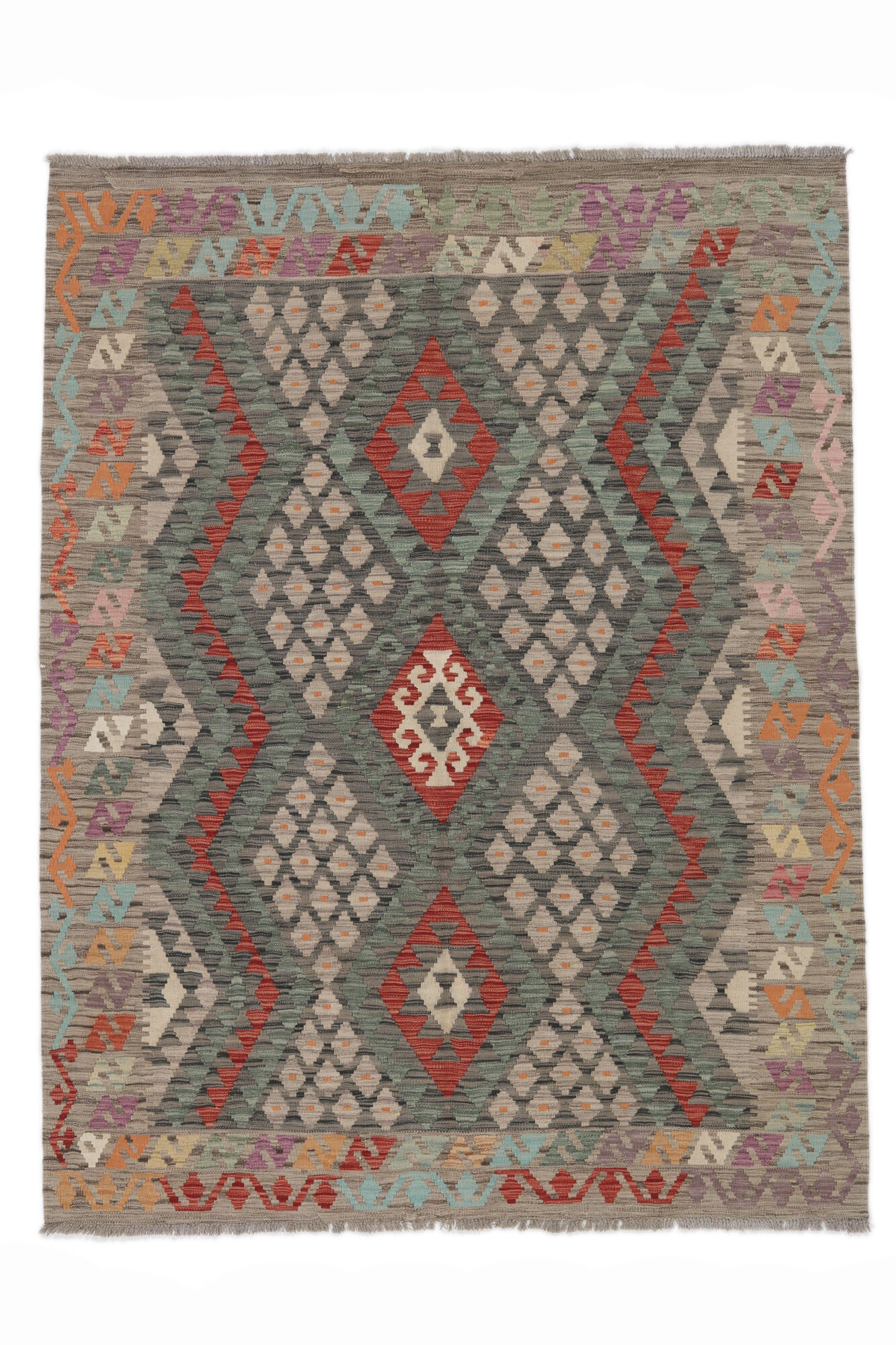 Kelim Afghan Old Stil Teppich 181×231