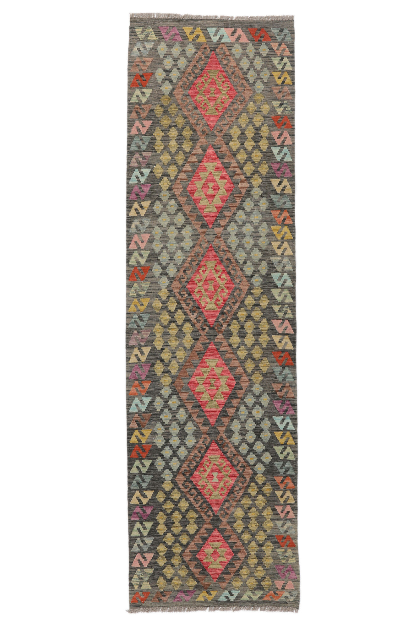 
    Kilim Afghan Old style - Brown - 85 x 294 cm
  