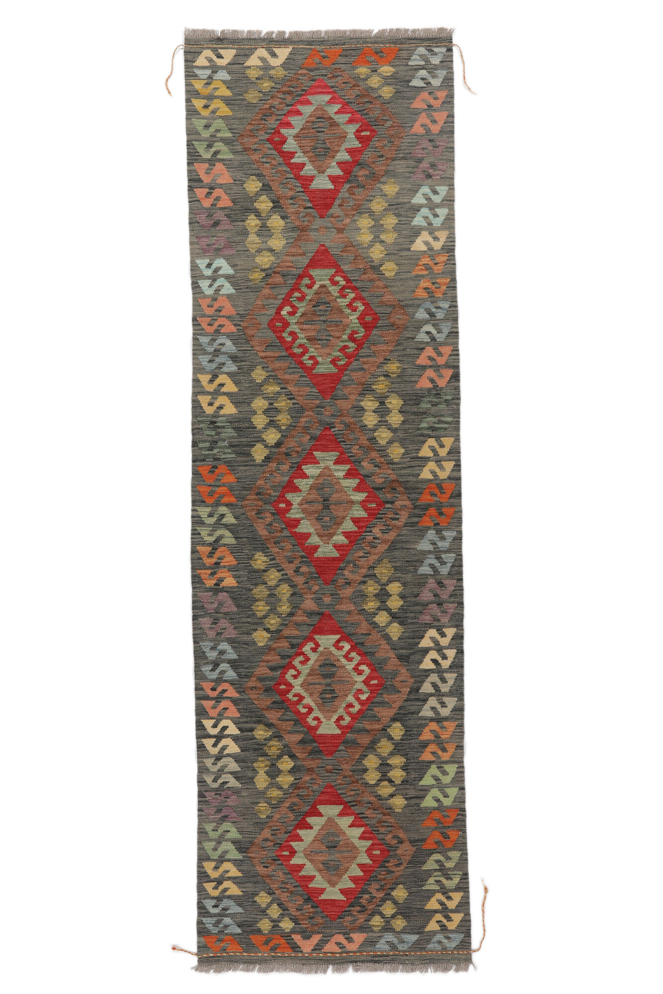 
    Kilim Afghan Old style - Brown - 86 x 294 cm
  