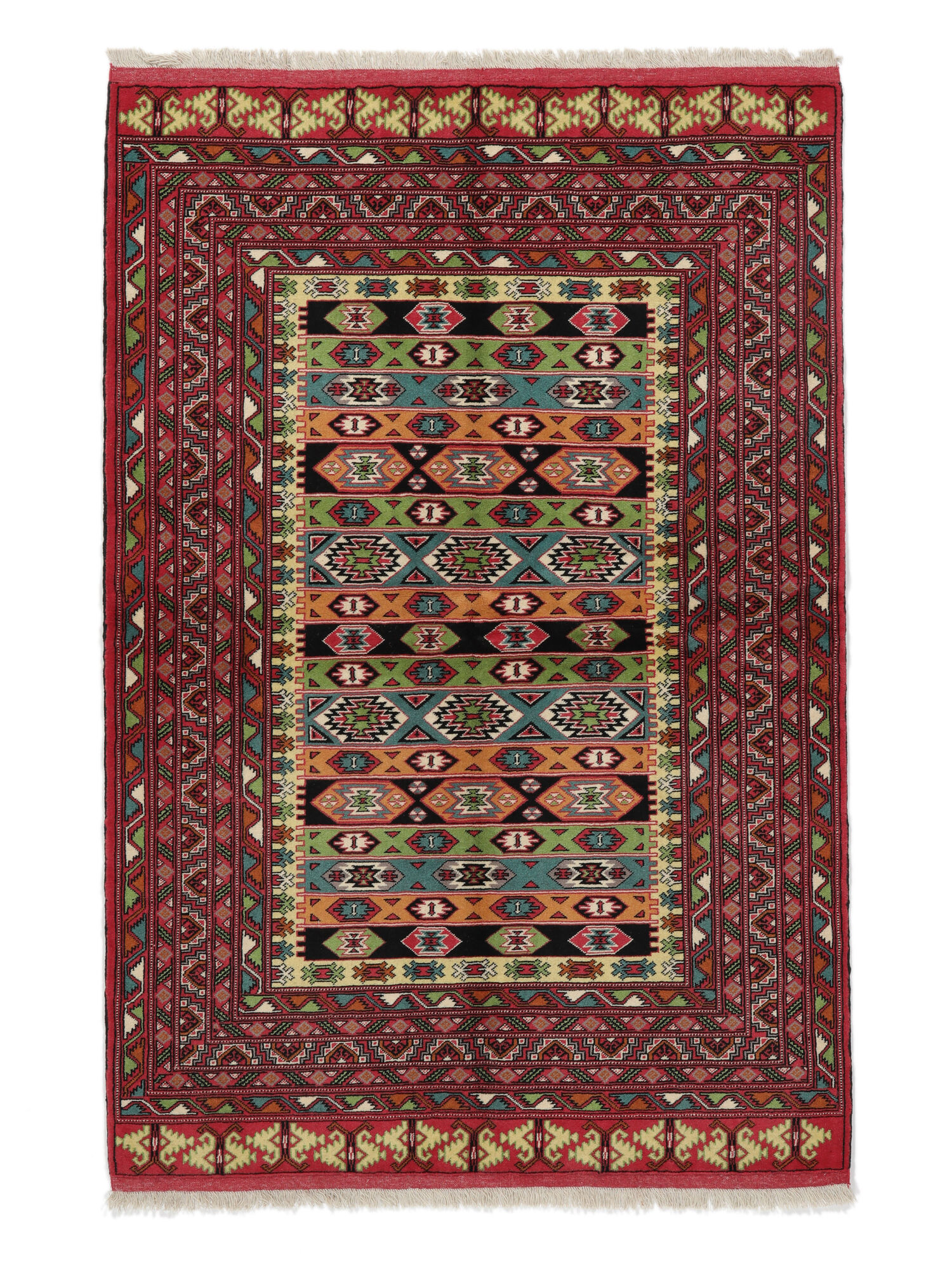 
    Turkaman - Dark red - 140 x 205 cm
  