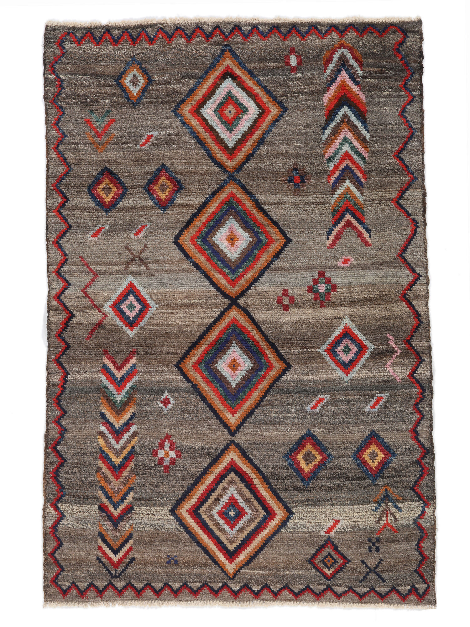 
    Moroccan Berber - Afghanistan - Brown - 116 x 175 cm
  