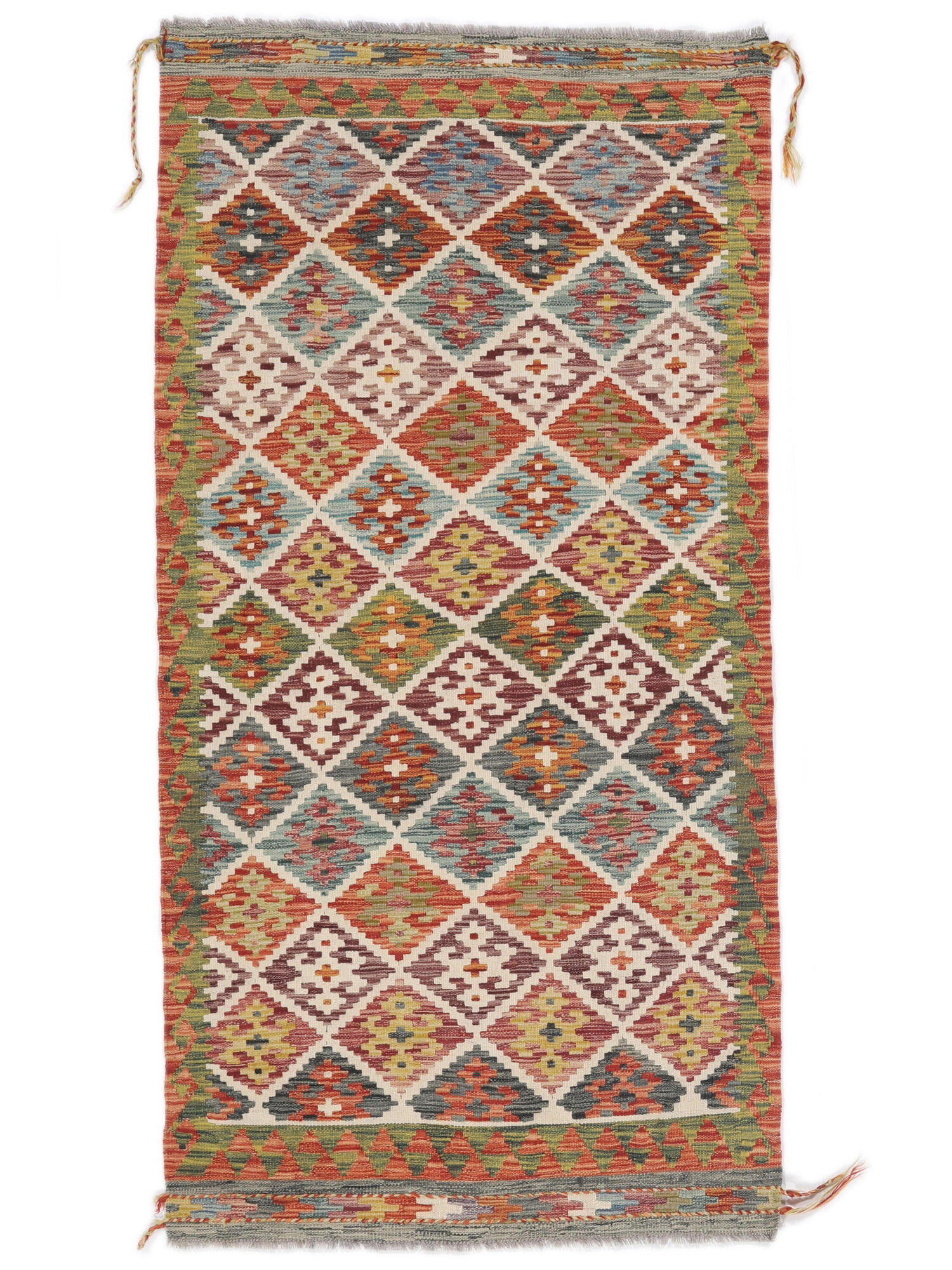 
    Kilim Afghan Old style - Brown - 101 x 200 cm
  