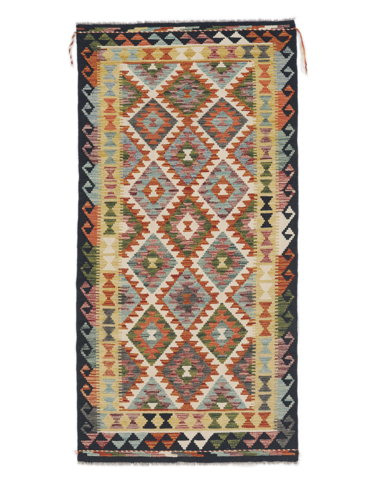 
    Kilim Afghan Old style - Brown - 102 x 206 cm
  