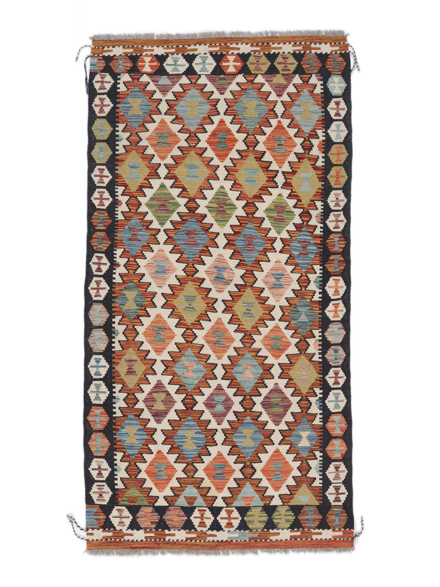 
    Kilim Afghan Old style - Brown - 103 x 197 cm
  