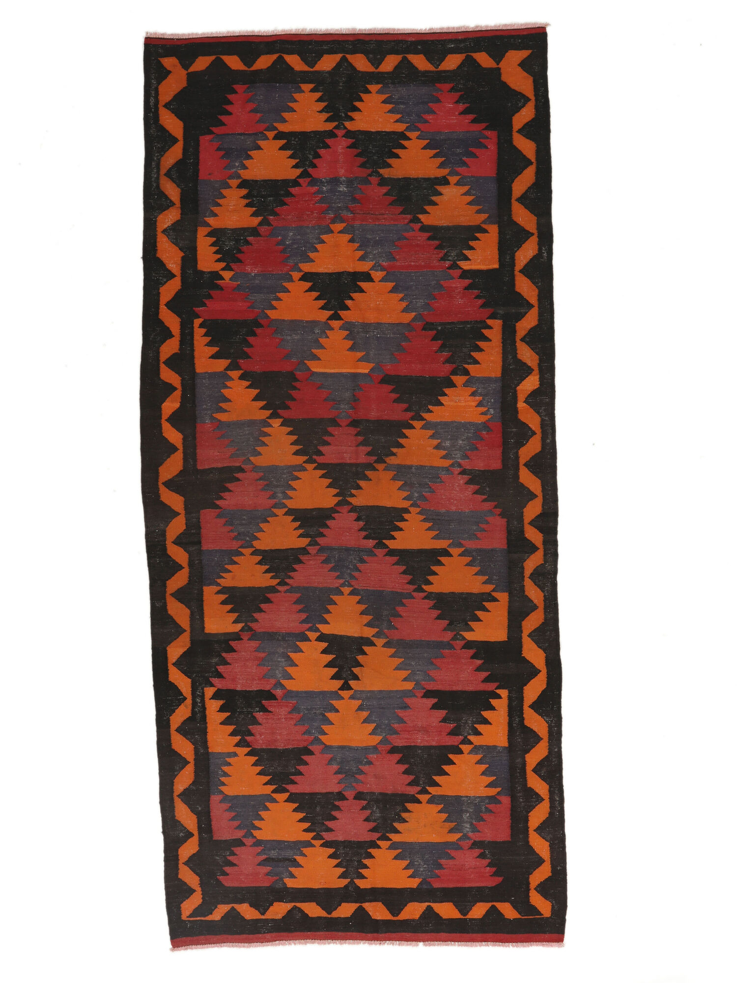 Afghan Vintage Kelim Teppich 144×325