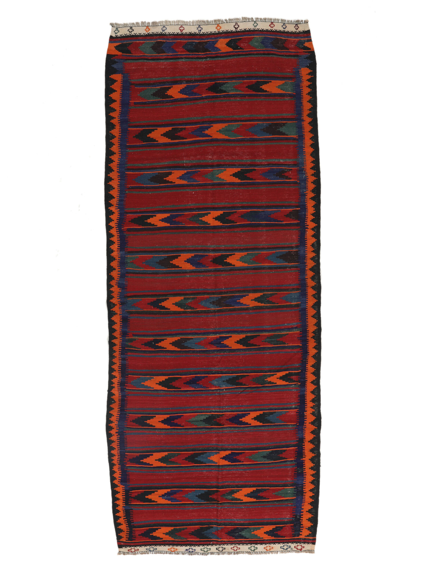 Afghan Vintage Kelim Teppich 147×384