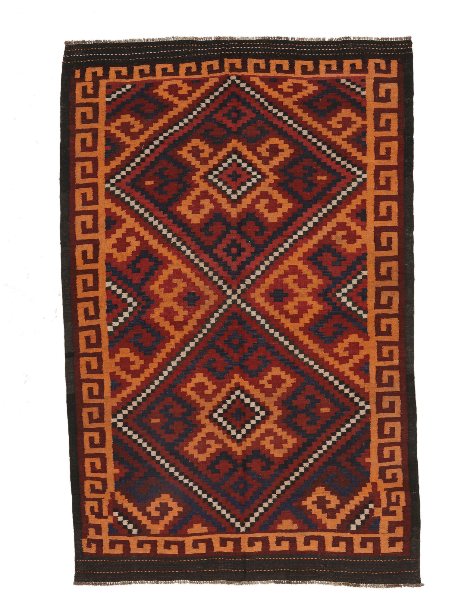 Afghan Vintage Kelim Teppich 172×277