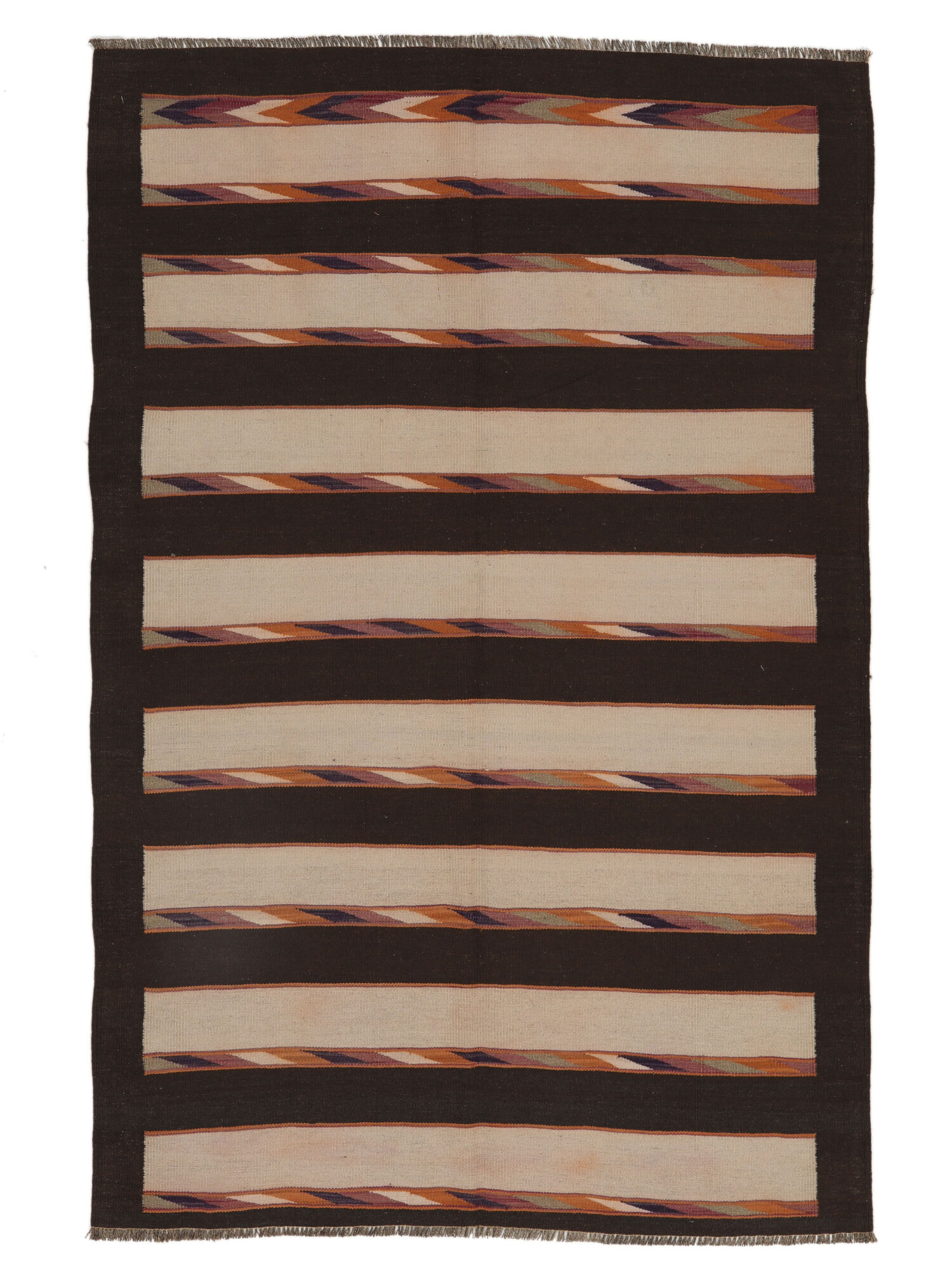 Afghan Vintage Kelim Teppich 140×212