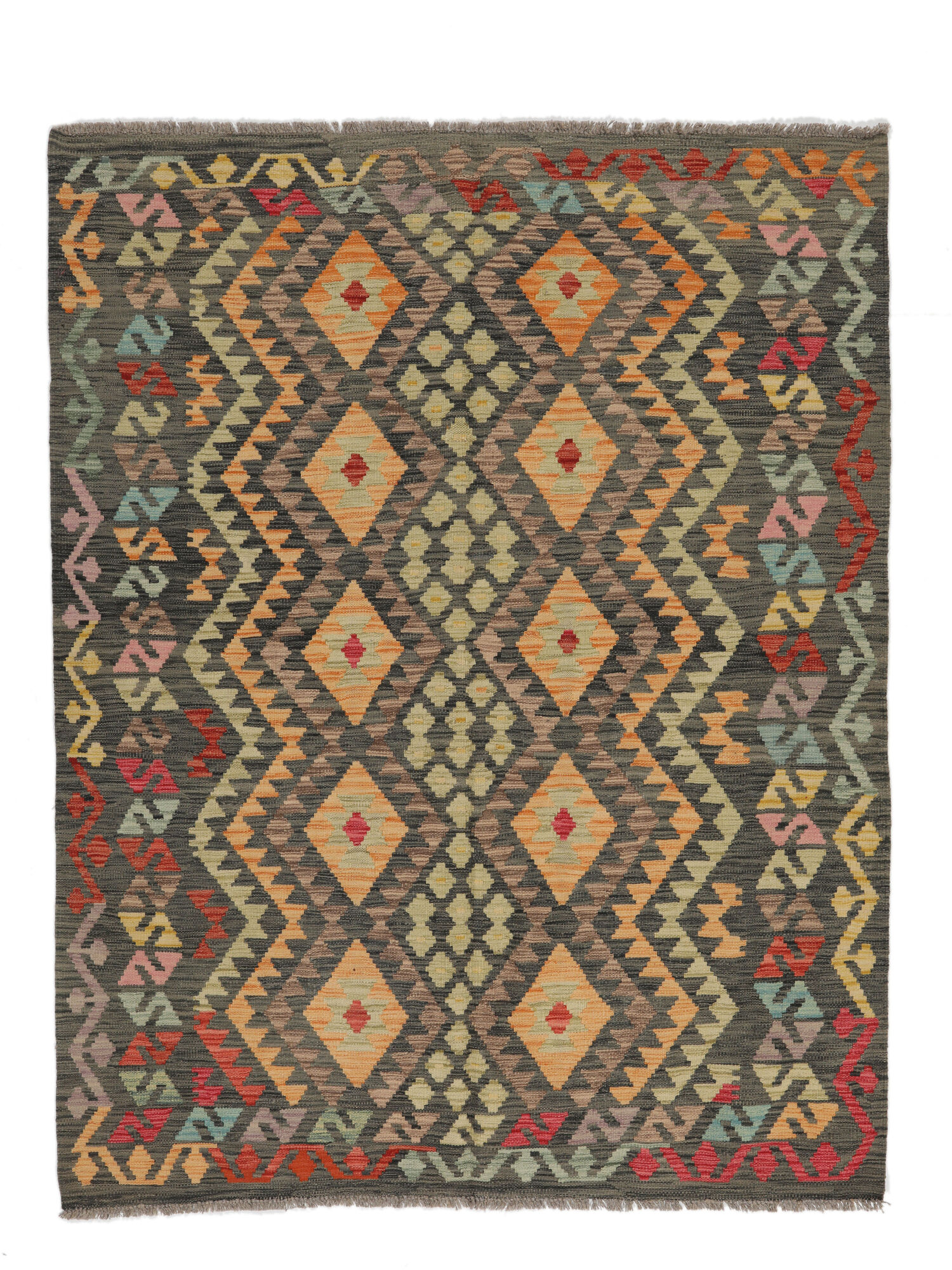 Kelim Afghan Old Stil Teppich 155×199
