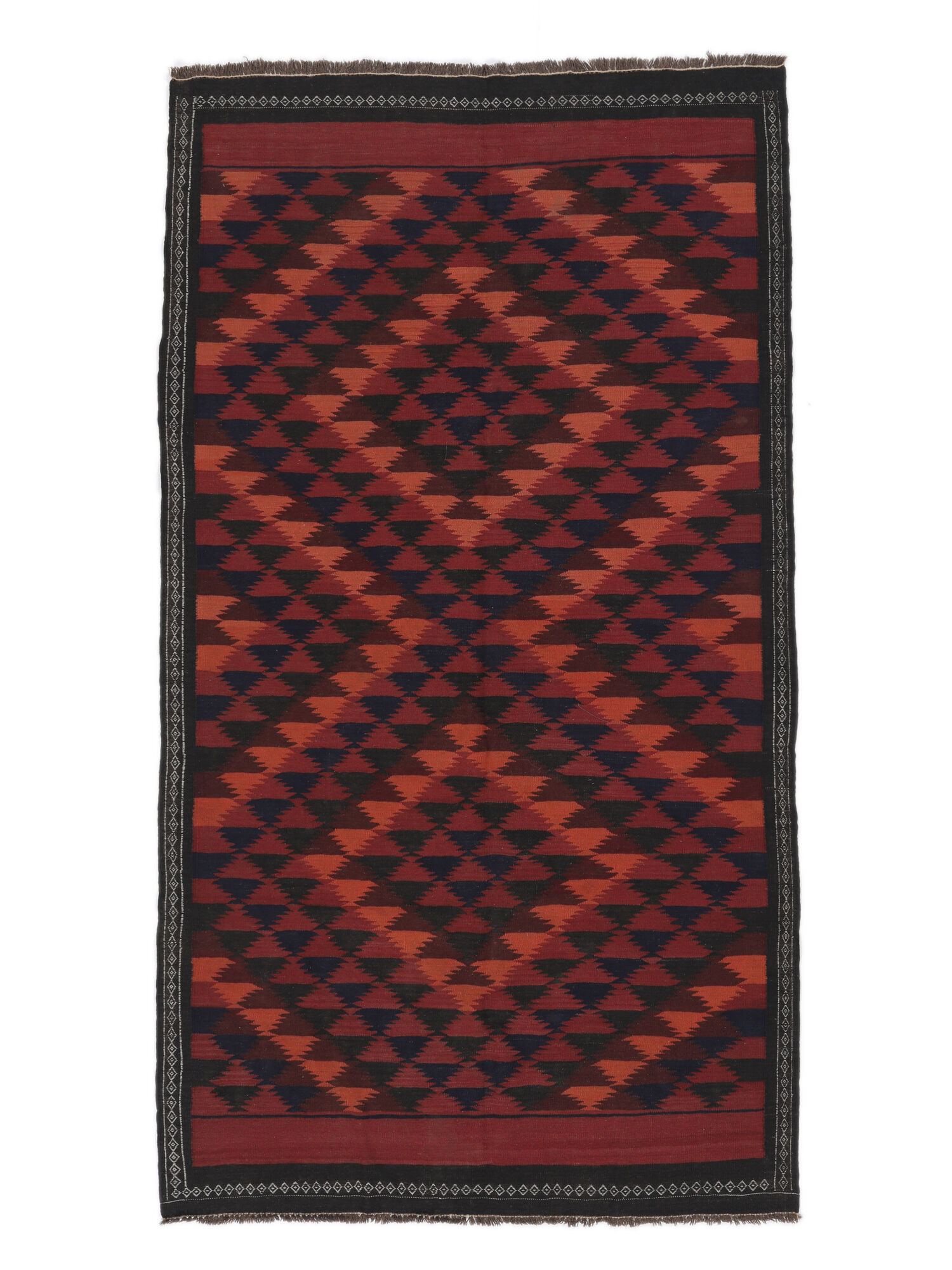 Afghan Vintage Kelim Teppich 142×266