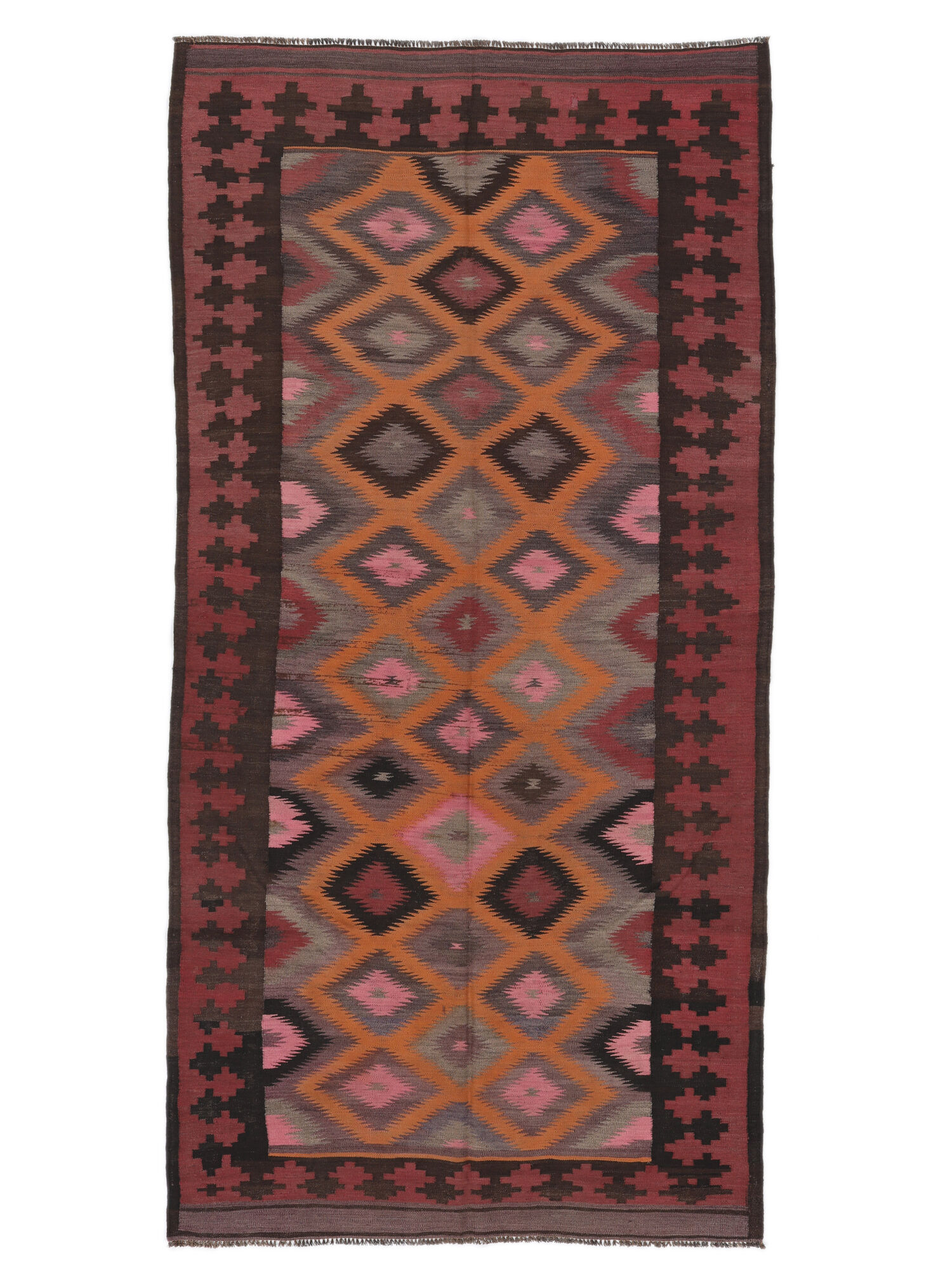 Afghan Vintage Kelim Teppich 160×322