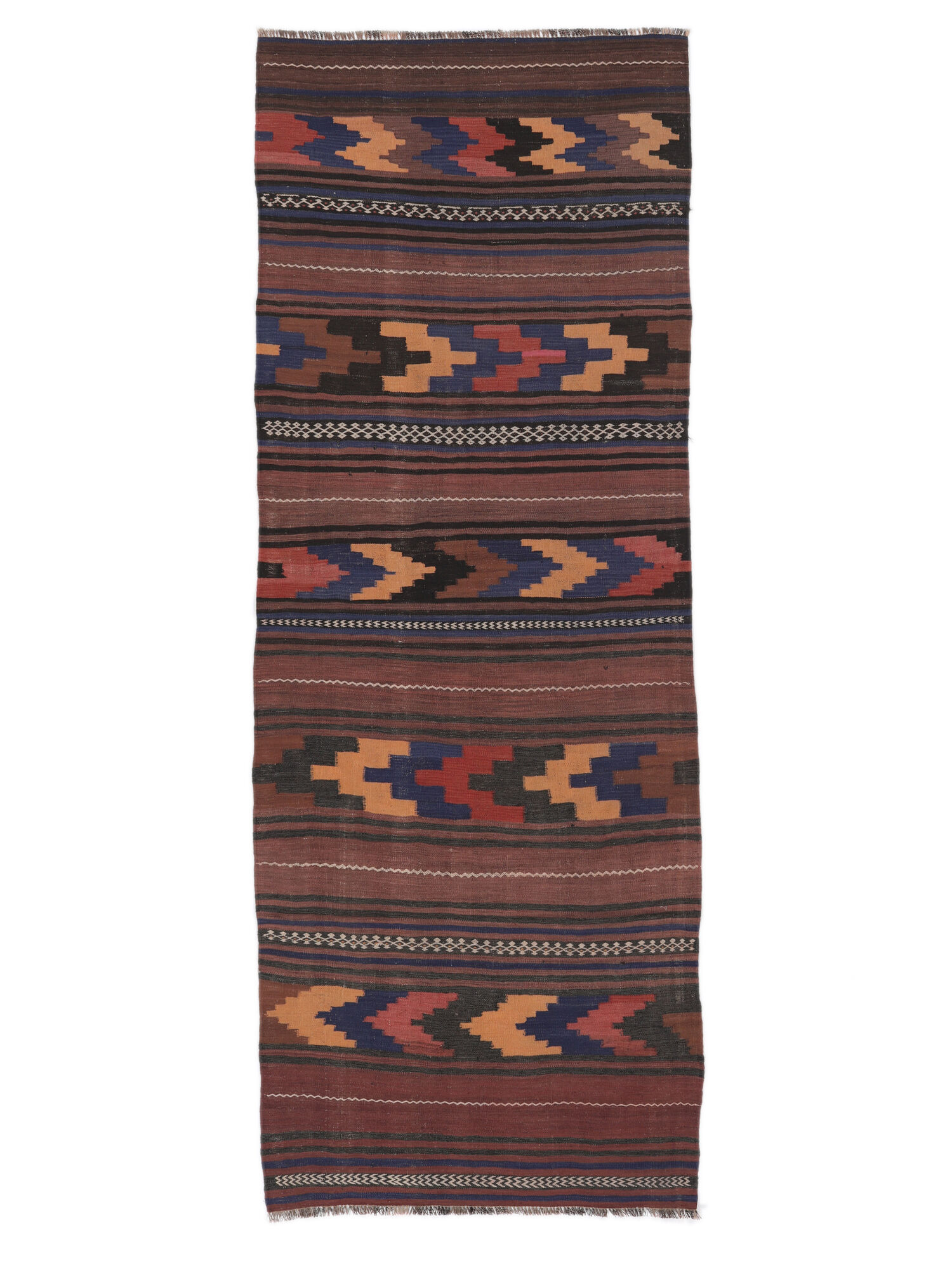 Afghan Vintage Kelim Teppich 144×313