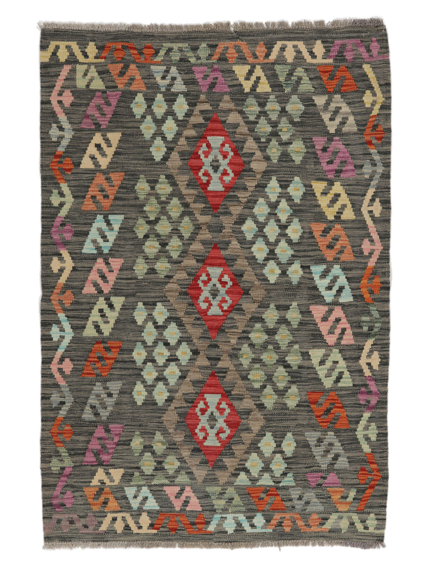 Kelim Afghan Old Stil Teppich 105×154