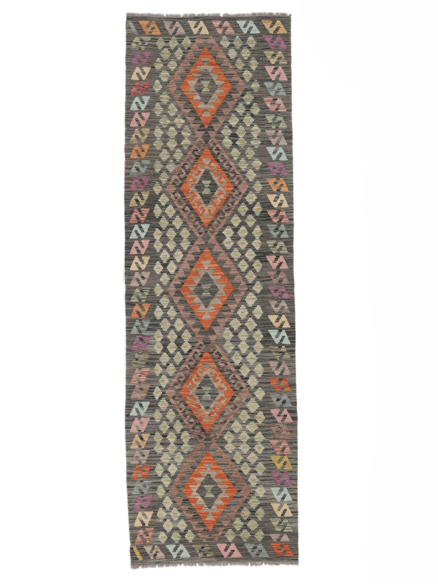 
    Kilim Afghan Old style - Brown - 90 x 293 cm
  