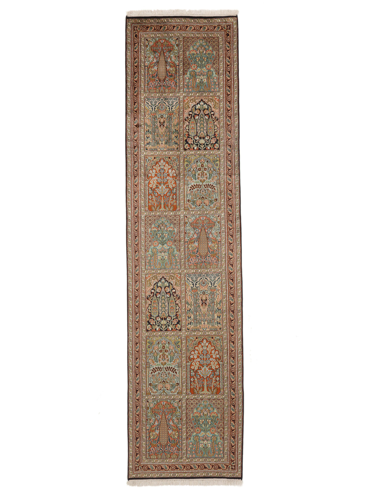 Kashmir äkta silke Matta 79x314