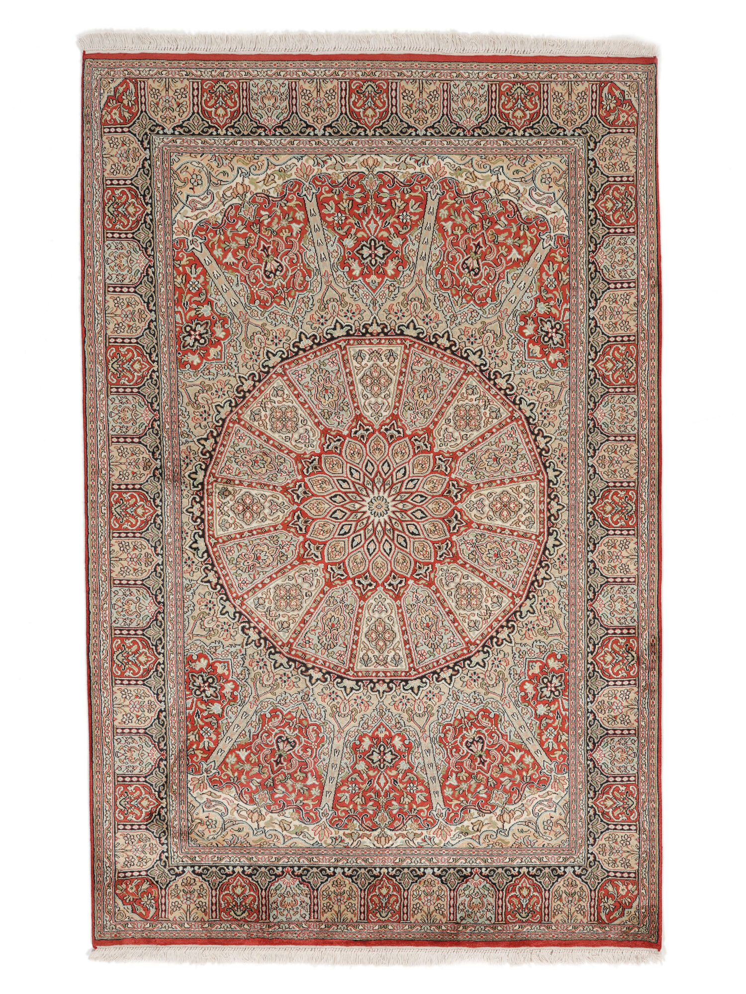 Kashmir äkta silke Matta 124x191