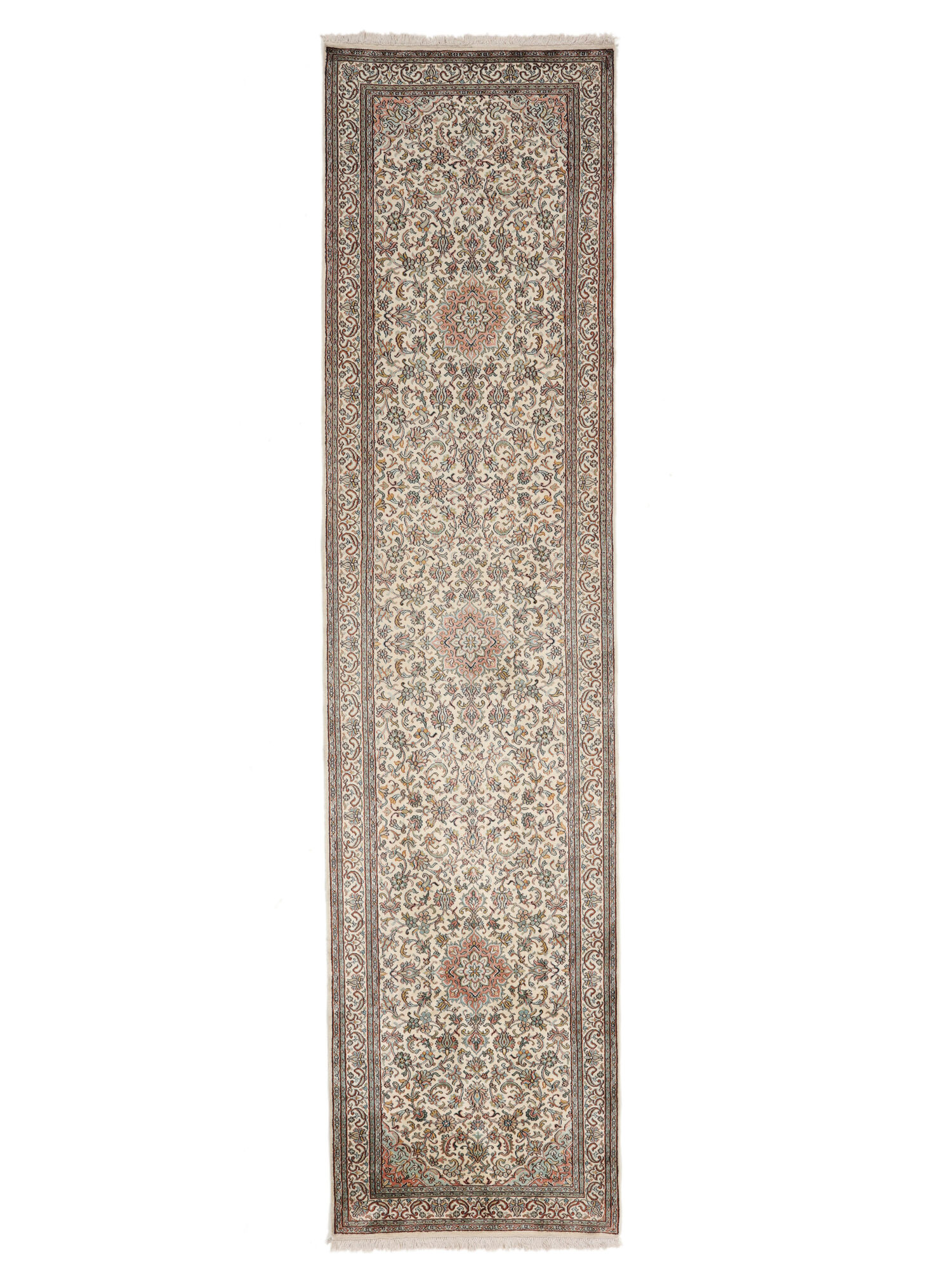
    Kashmir pure silk - Brown - 80 x 336 cm
  