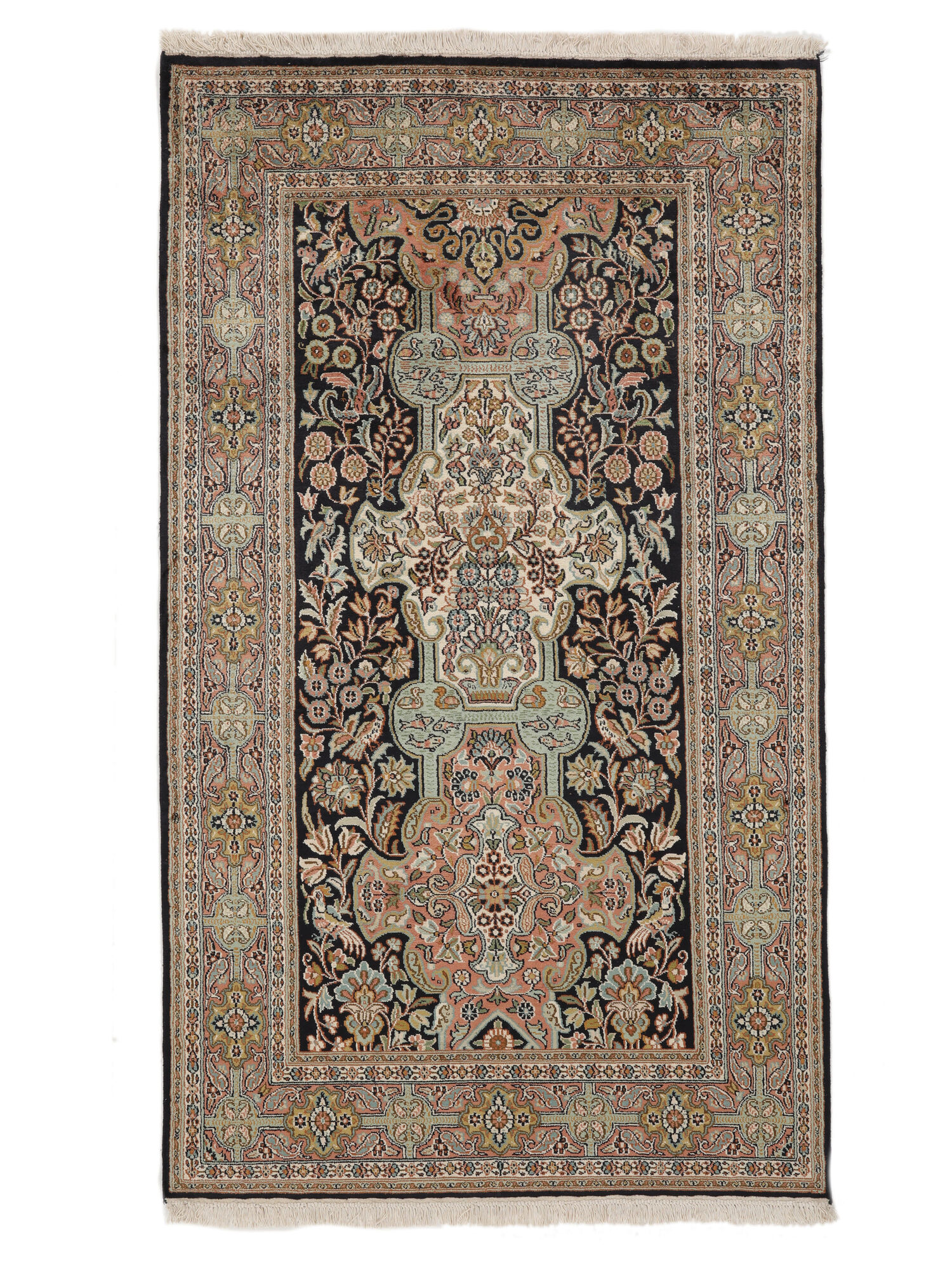 
    Kashmir pure silk - Brown - 94 x 163 cm
  